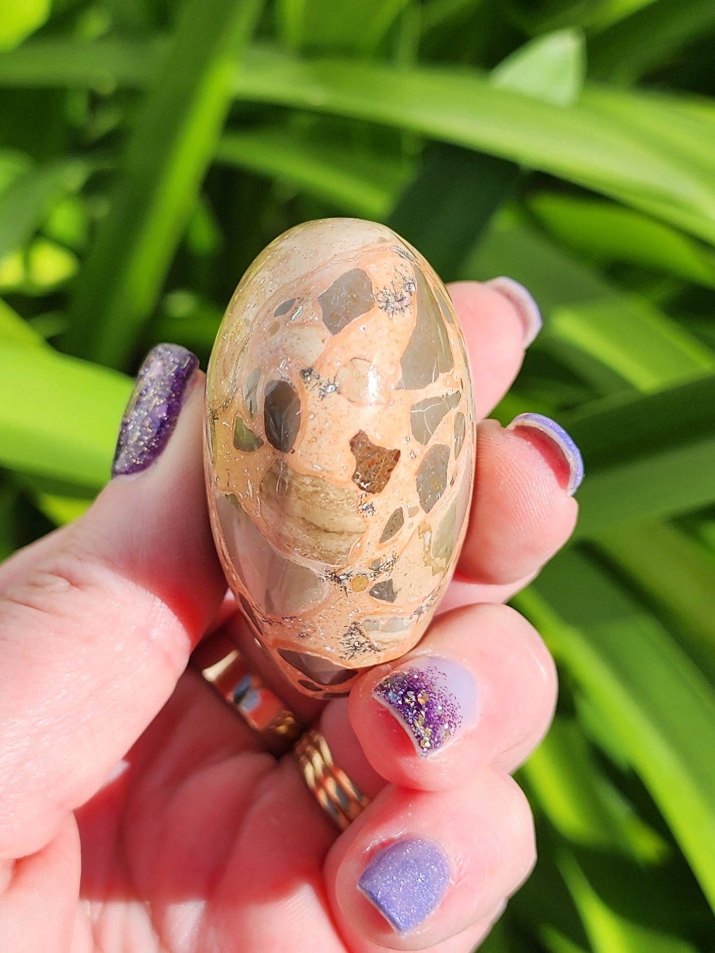 Leopardskin Jasper Heart A