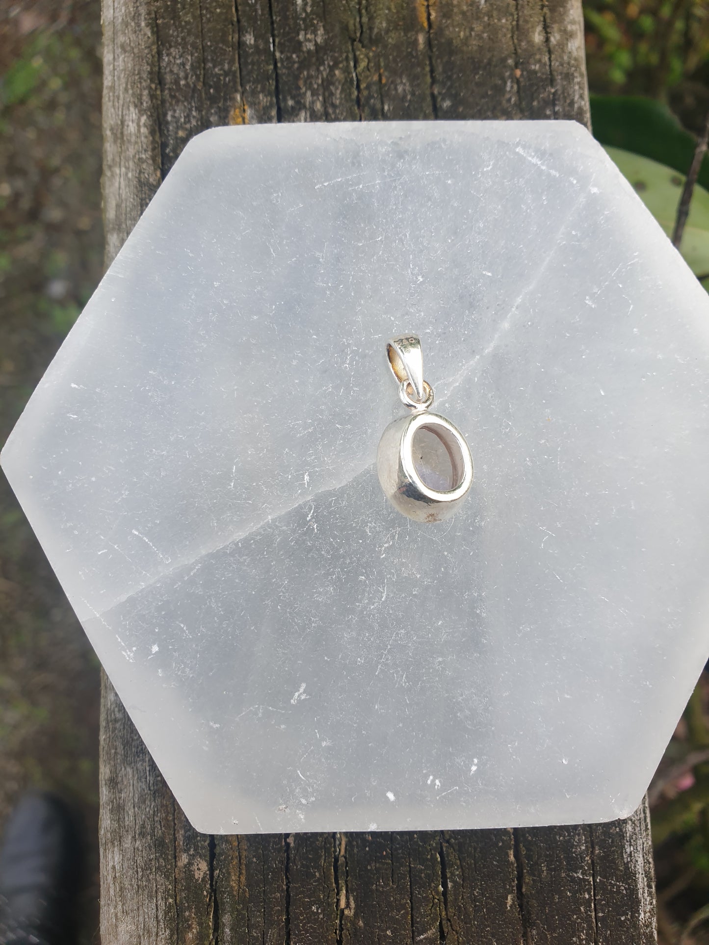 Ametrine | Rose Cut Sterling Silver Pendant C