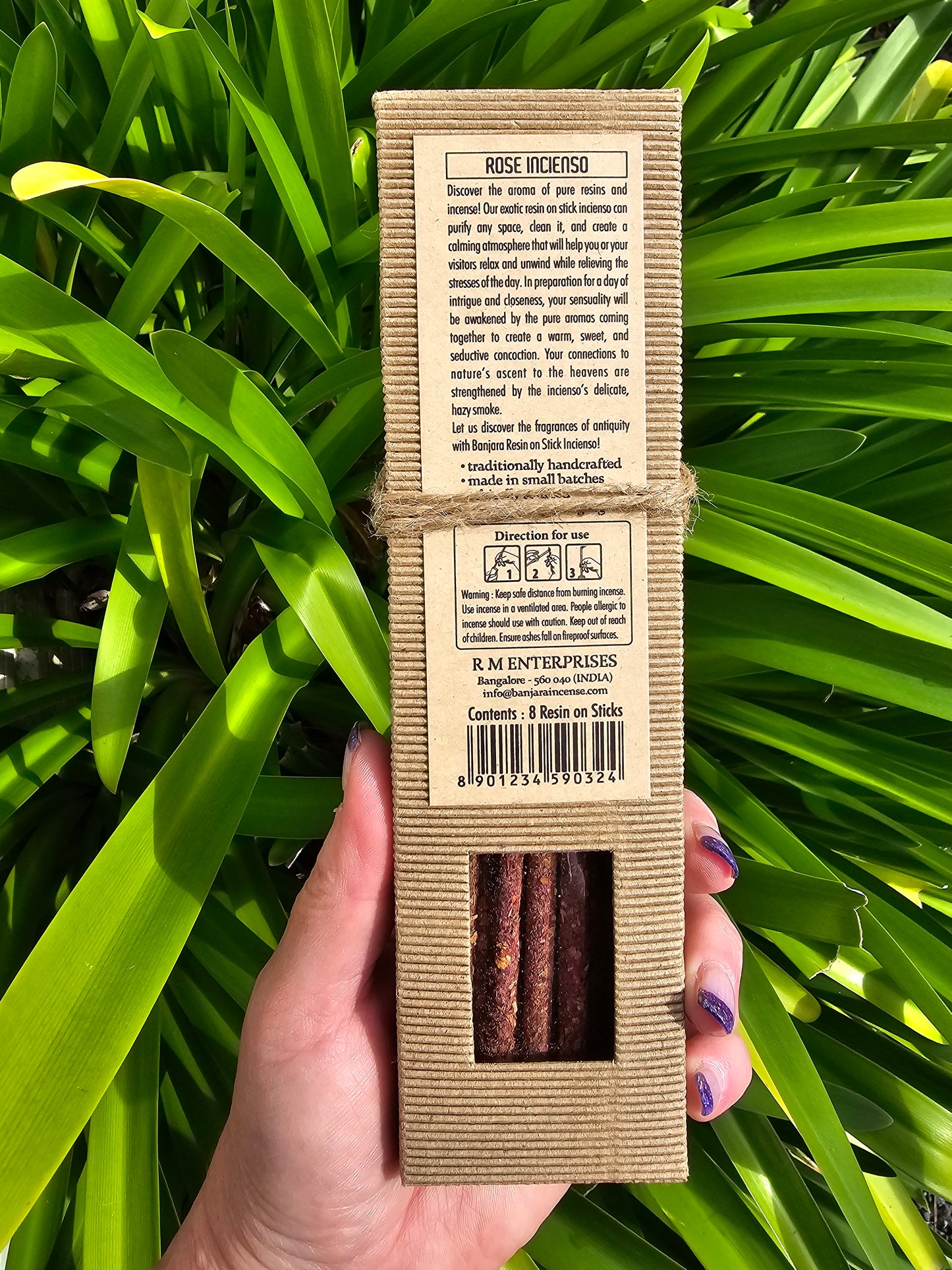 Ritual Resin on Stick ROSE Incense