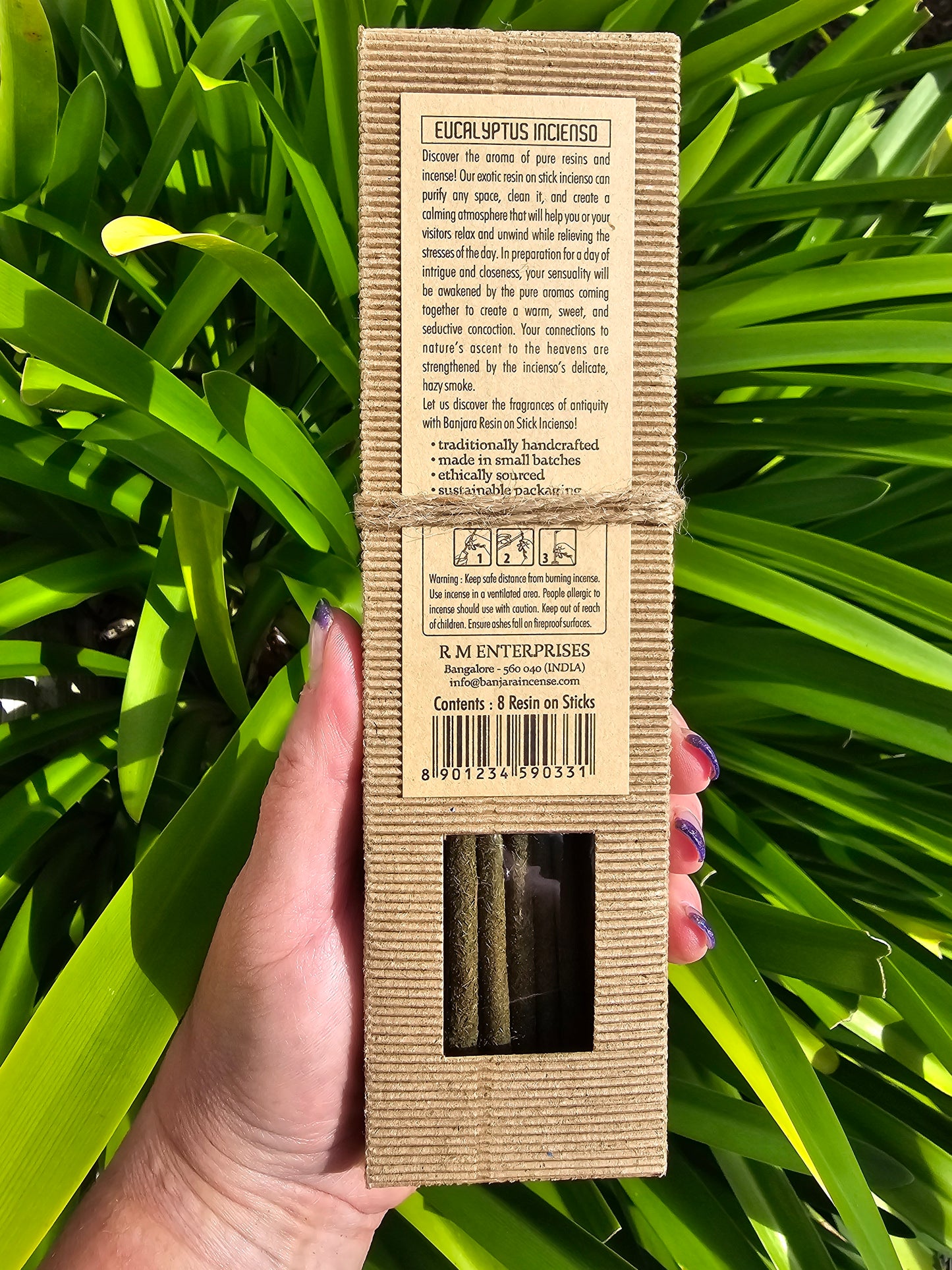 Ritual Resin on Stick EUCALYPTUS Incense