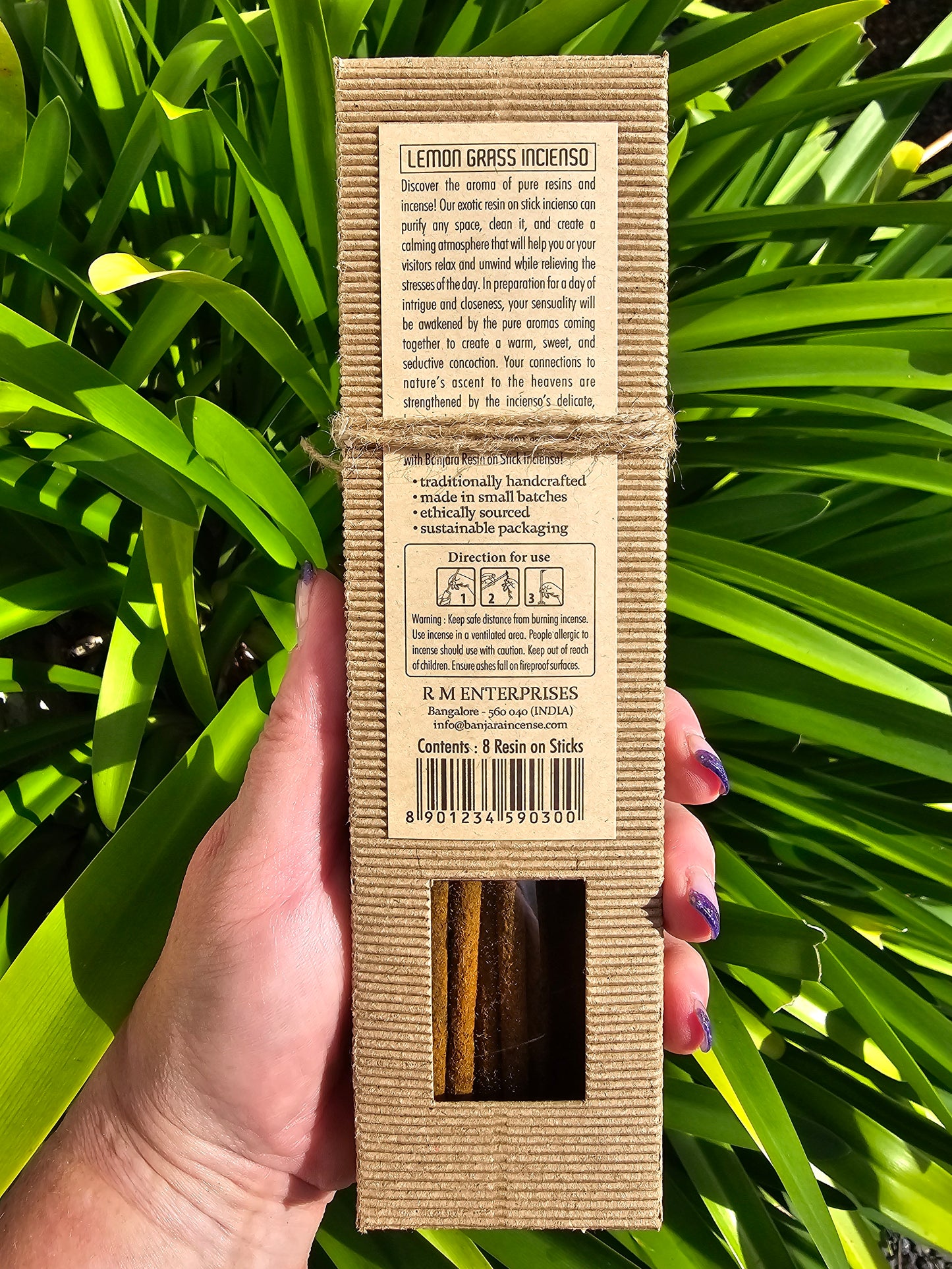 Ritual Resin on Stick LEMON GRASS Incense