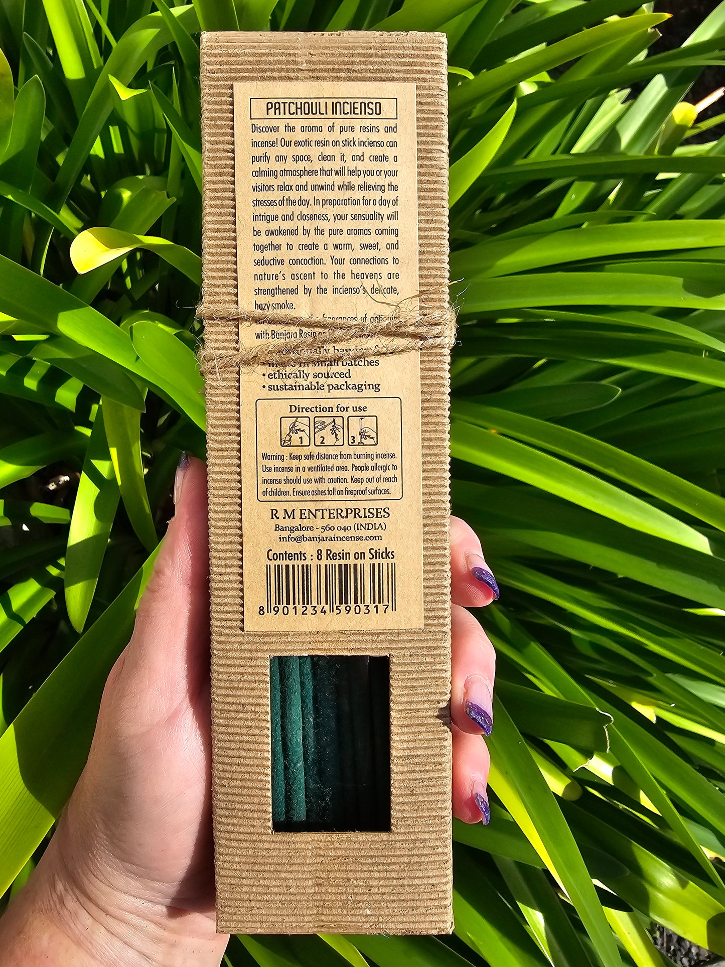 Ritual Resin on Stick PATCHOULI Incense