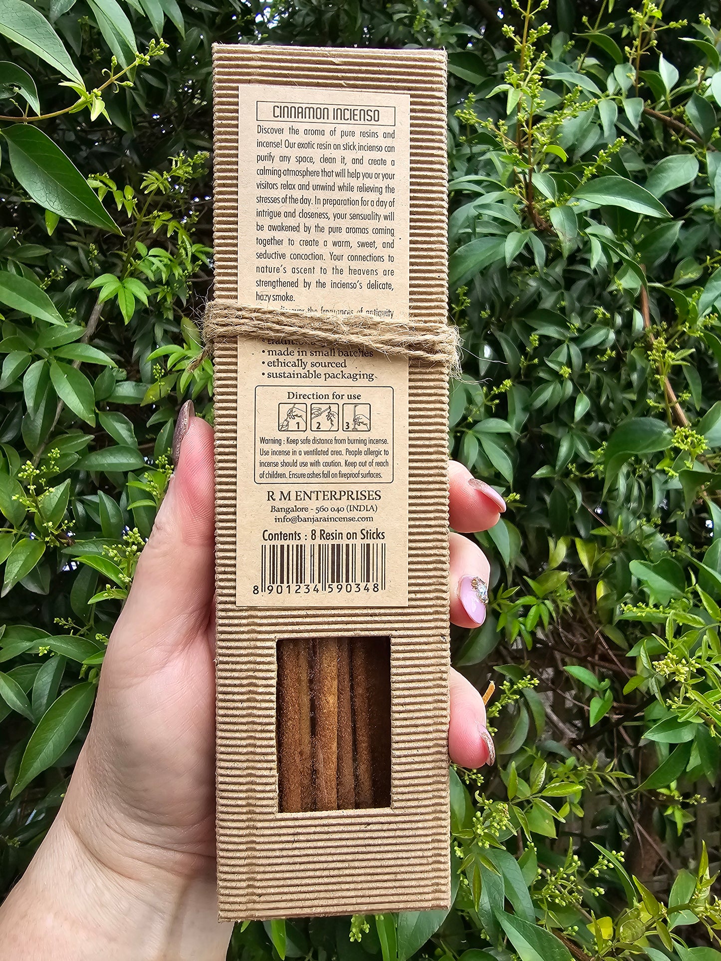 Ritual Resin on Stick CINNAMON Incense