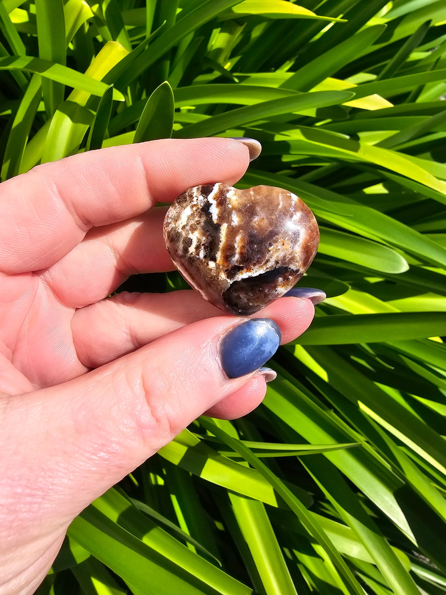 Black Opal Small Heart