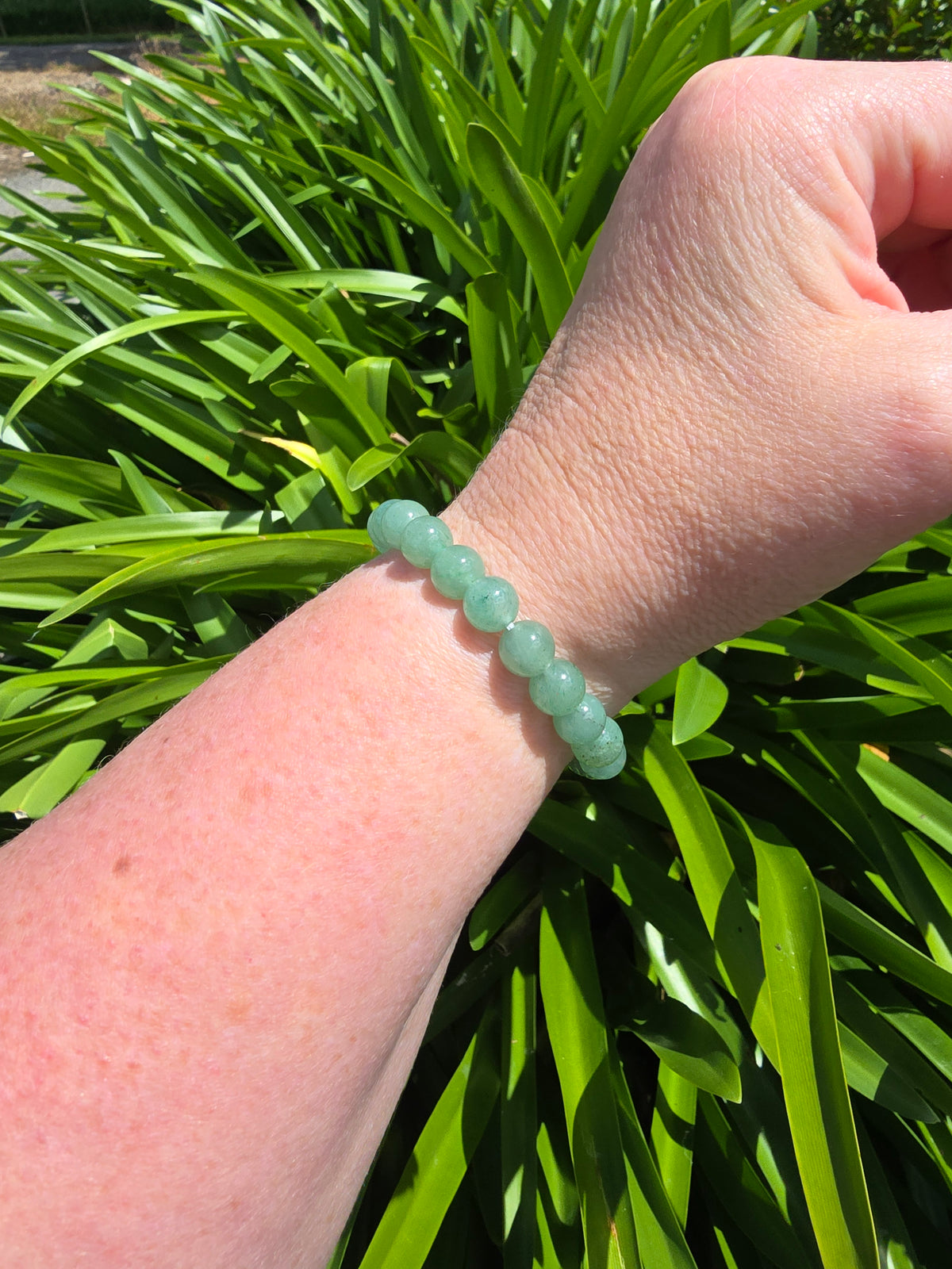 Green Aventurine | Round Bead Bracelet 8mm
