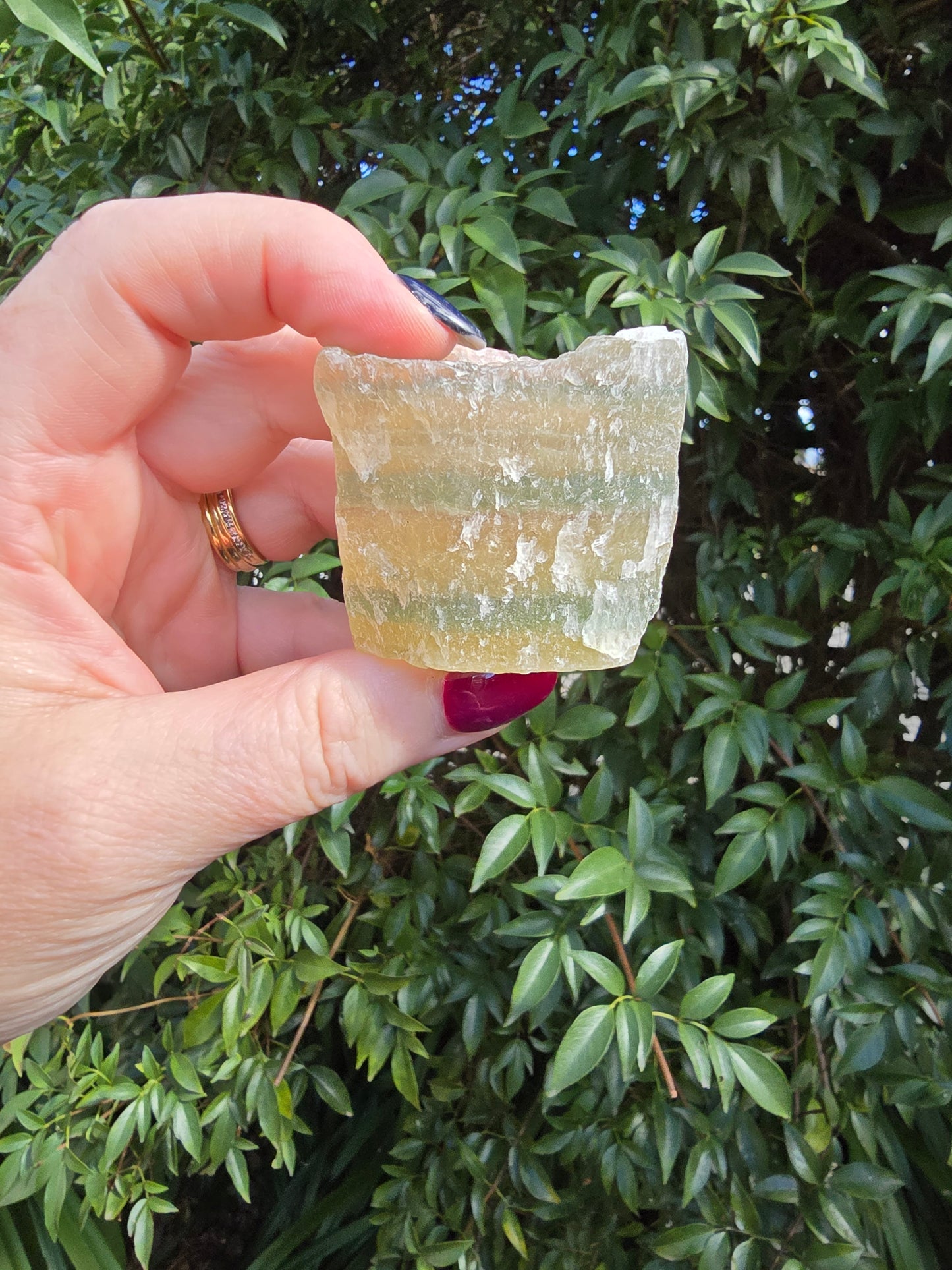 Yellow Fluorite Rough Piece B