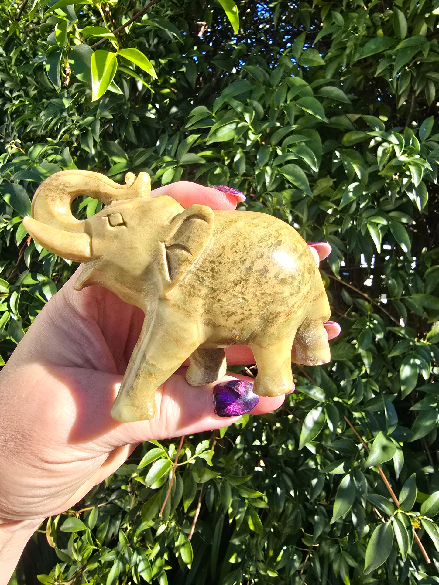 Elephant Large Soapstone A