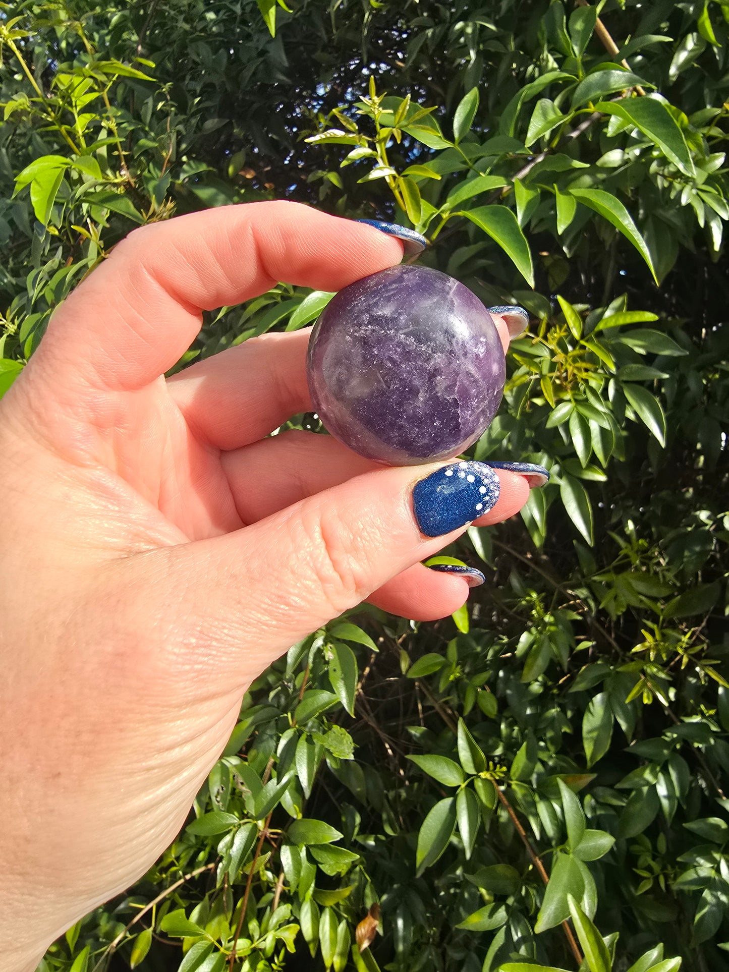 Lepidolite Medium Palm Stone