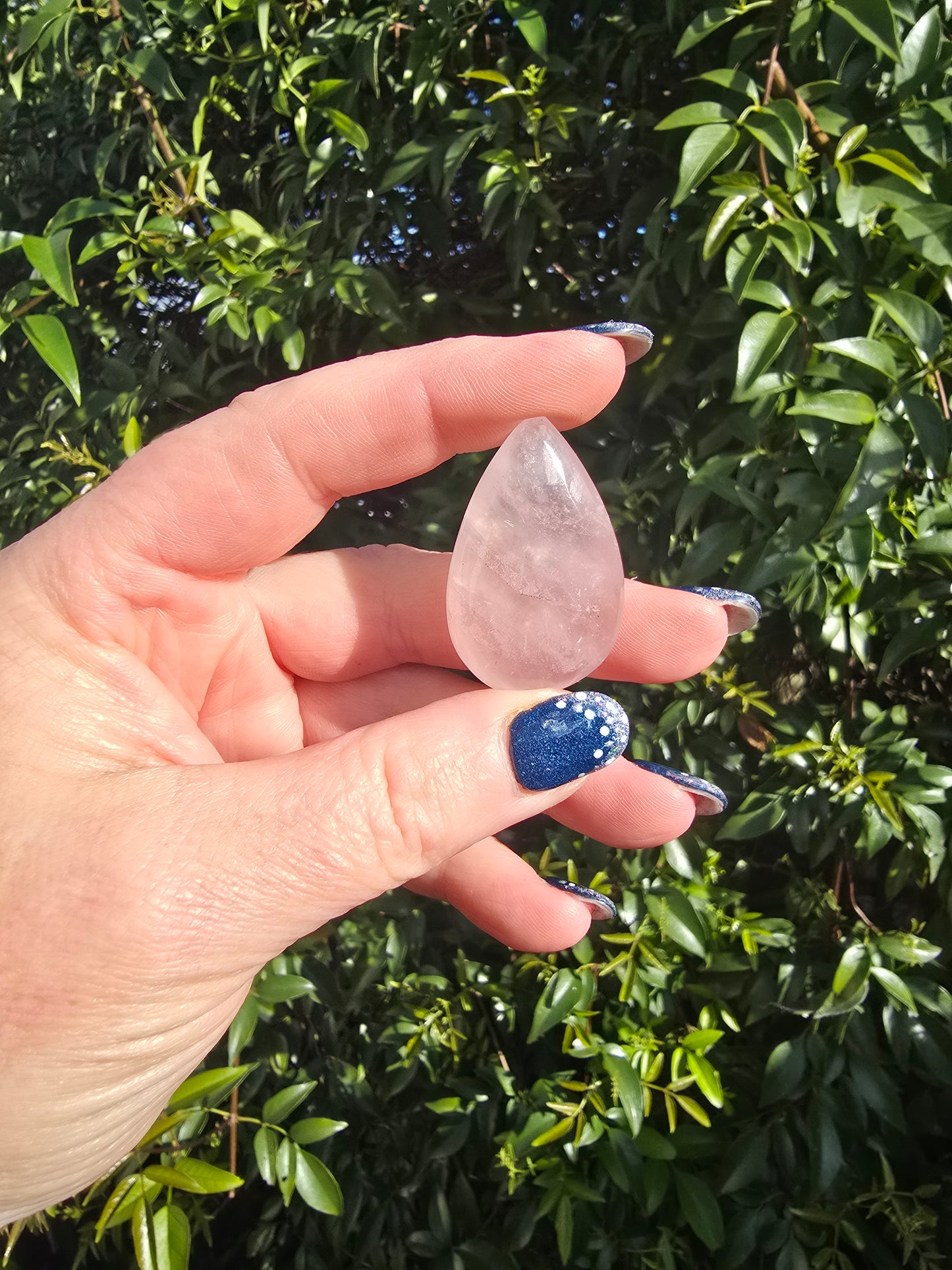 Rose Quartz Tear Drop