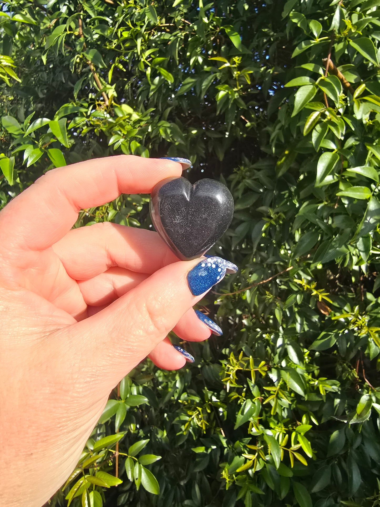Shungite Polished Heart Medium