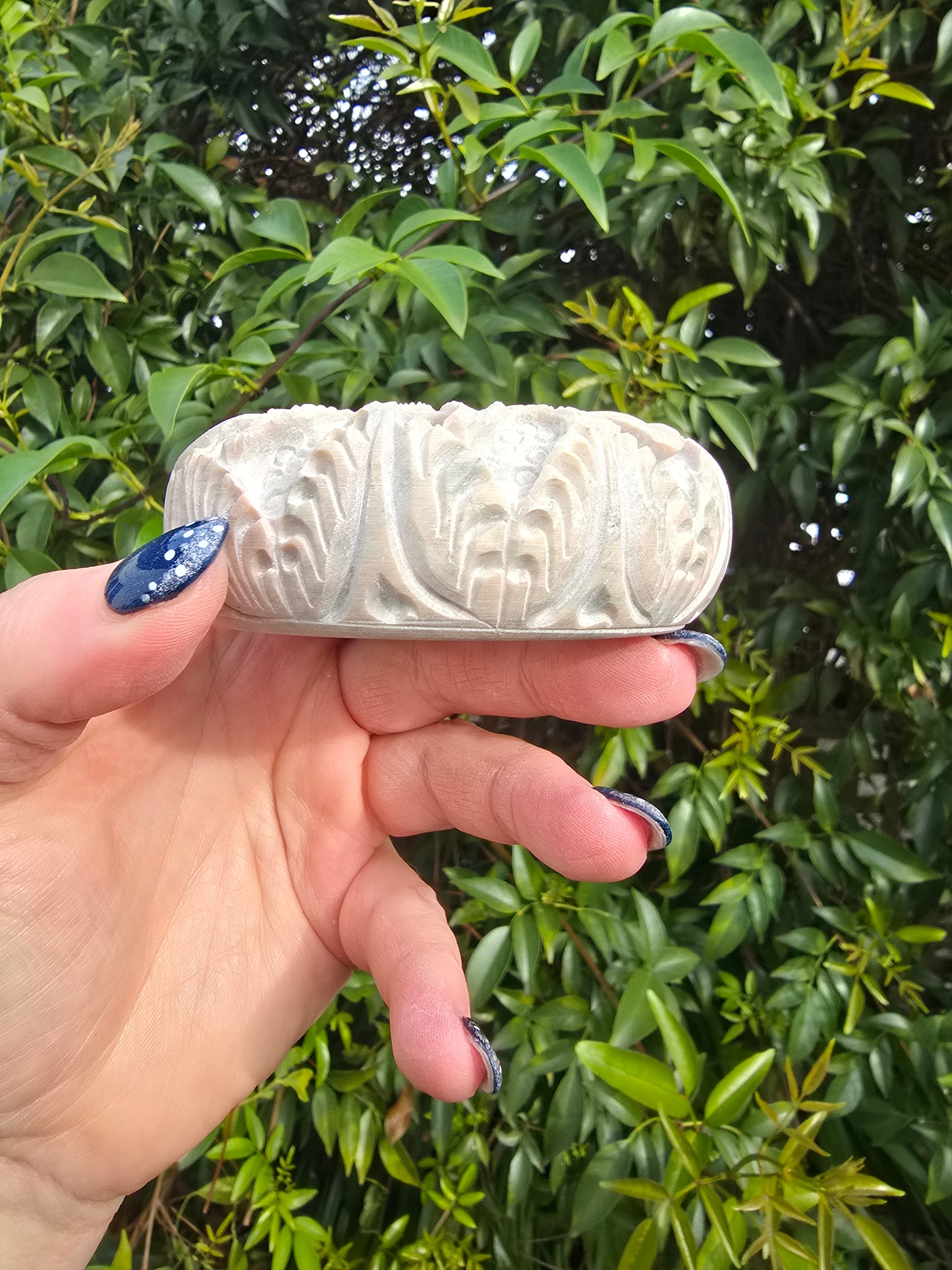 Soapstone Carved Ashtray/Dish Q