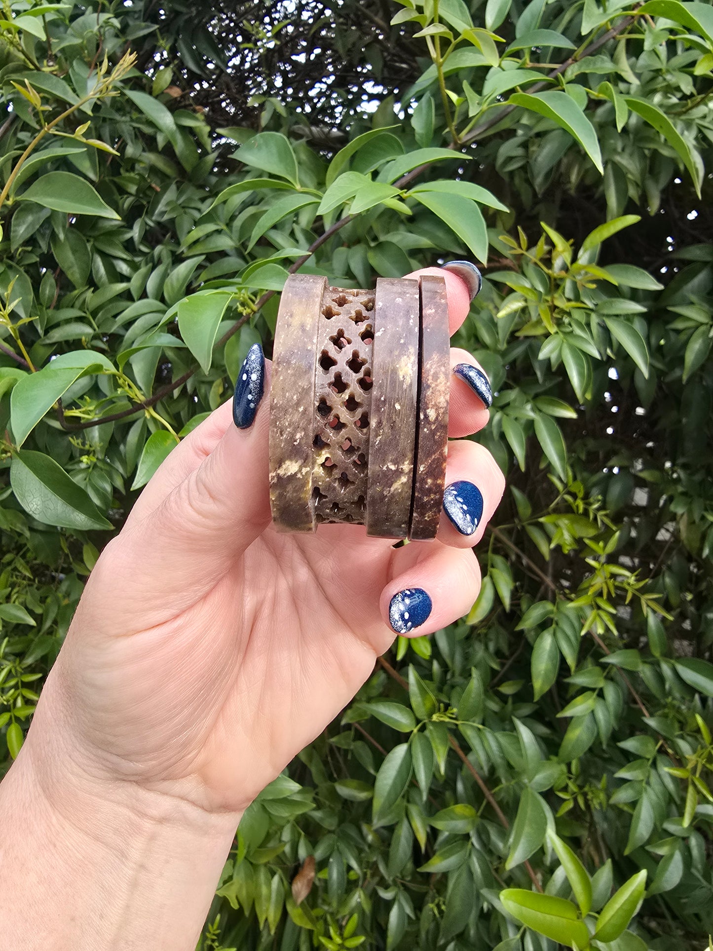Soapstone Trinket Box Small C