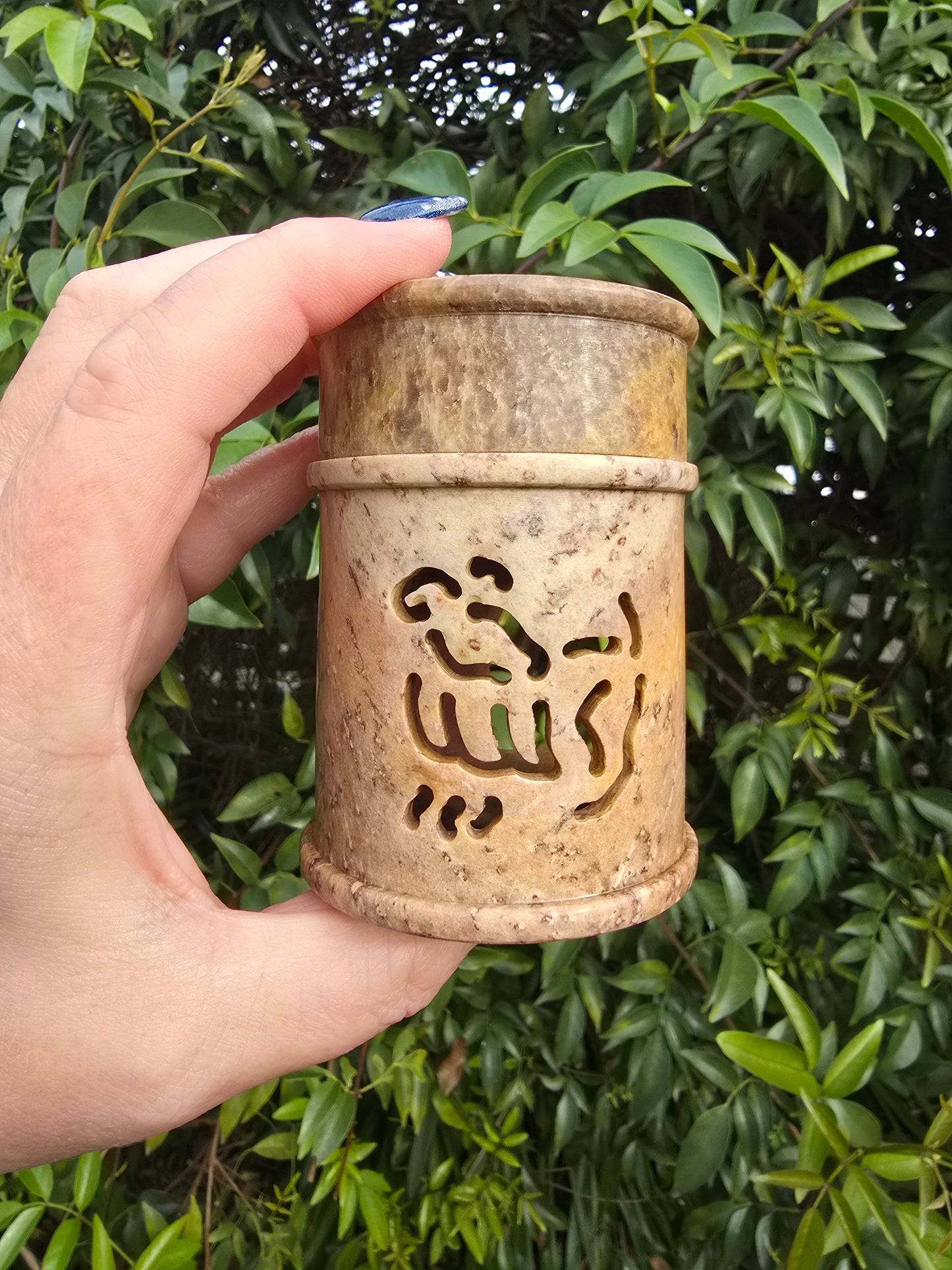 Soapstone Carved Oil Burner E