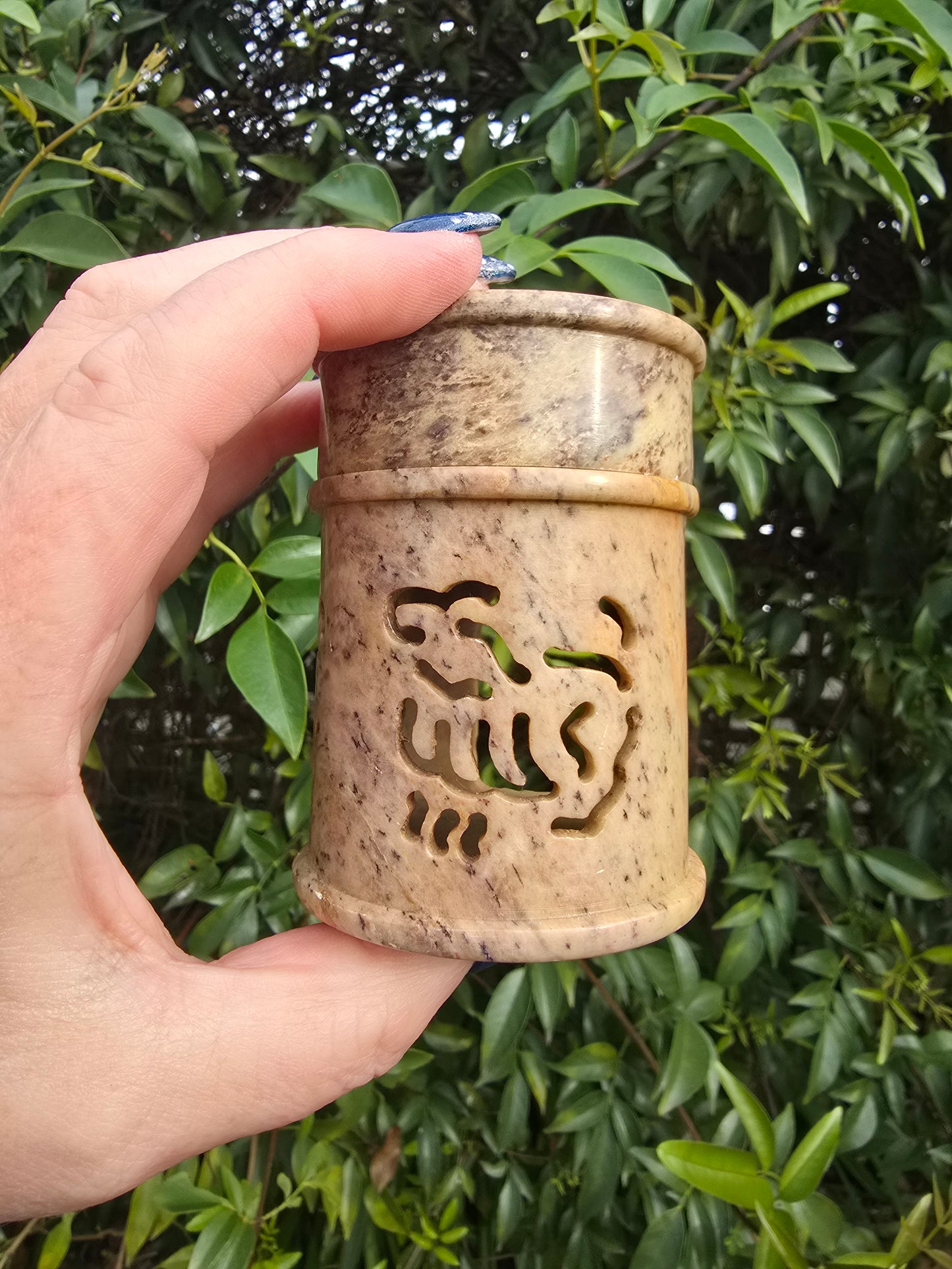 Soapstone Carved Oil Burner F