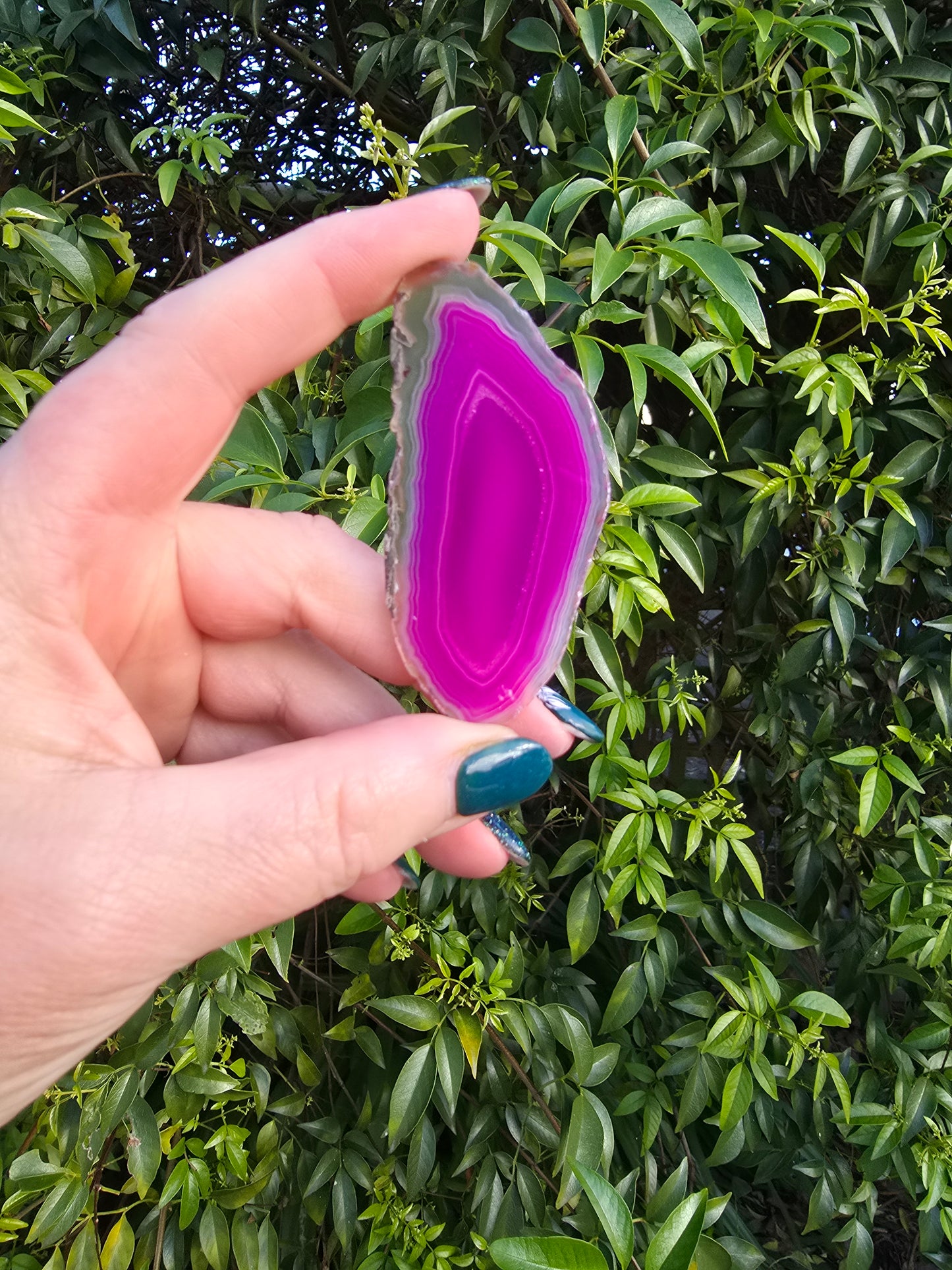 Agate Slice | Pink Medium