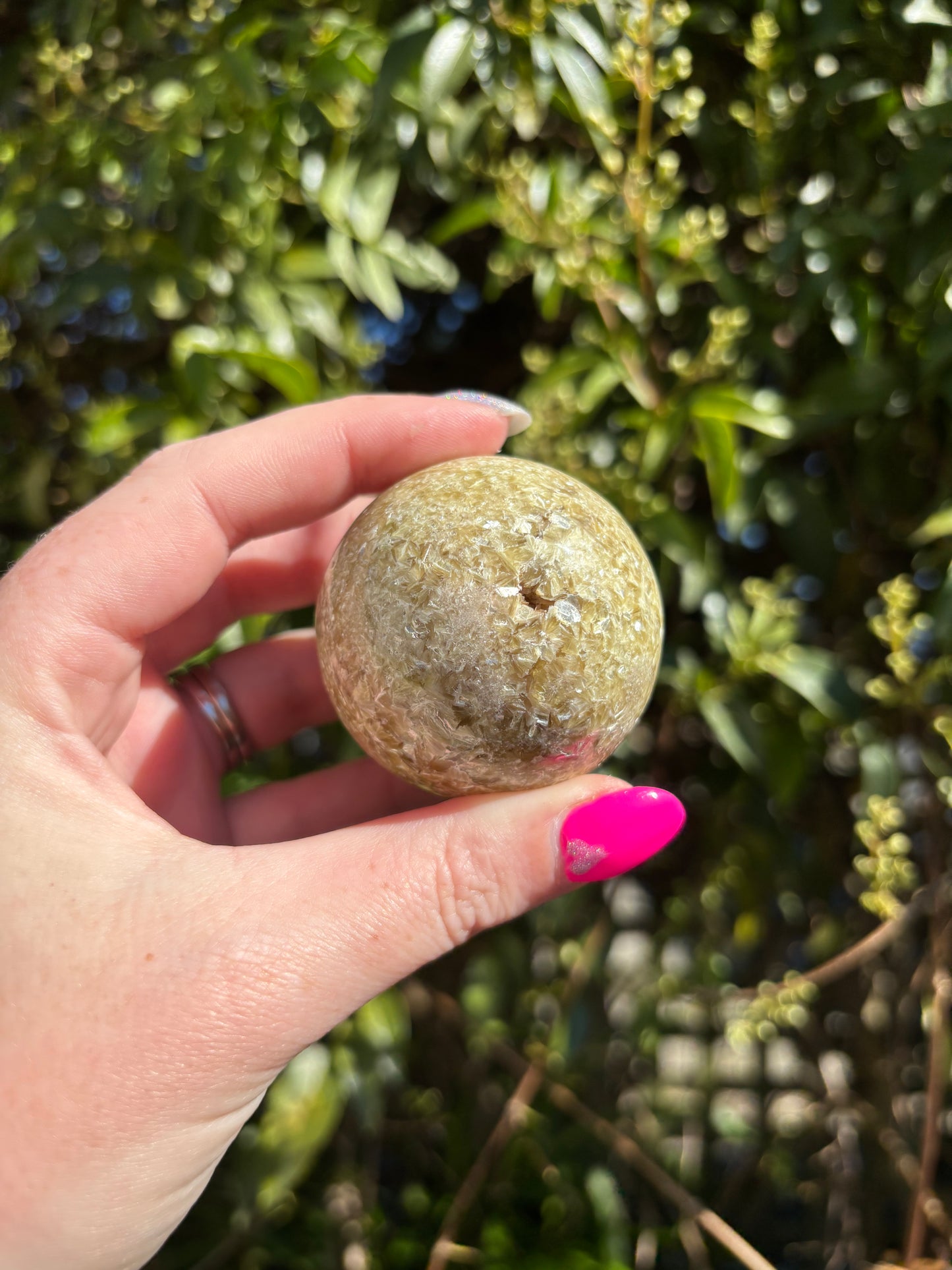 Golden Mica Sphere A