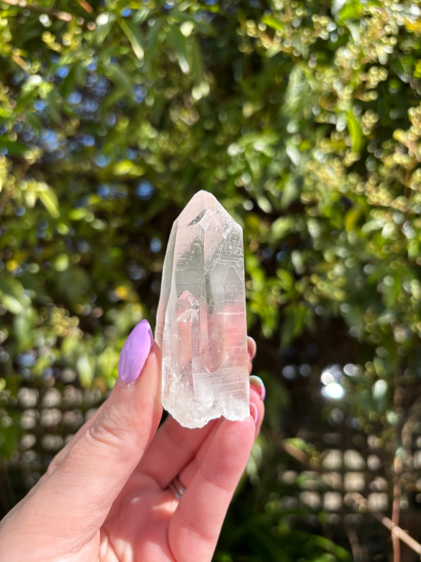 Lemurian Quartz Semi Polished Point C