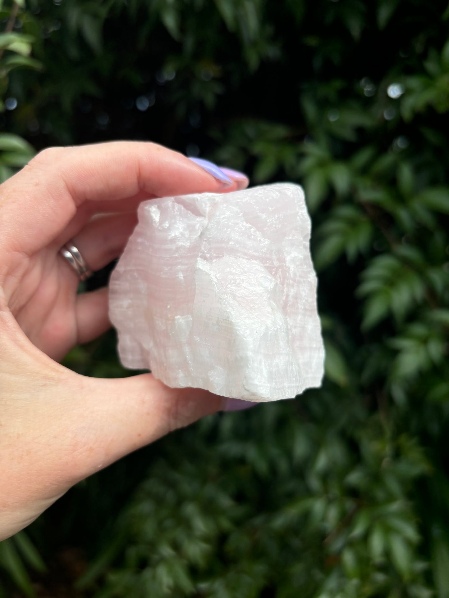 Pink Mangano Calcite Rough Piece A