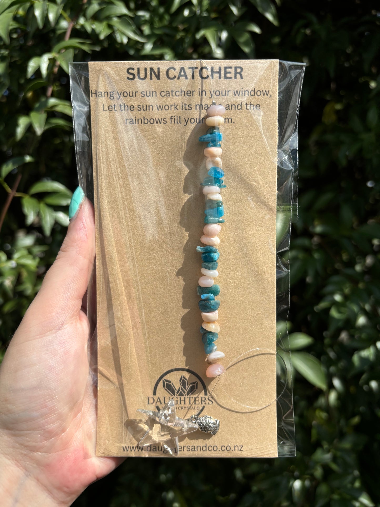 Pink Opal & Apatite | Star Sun Catcher