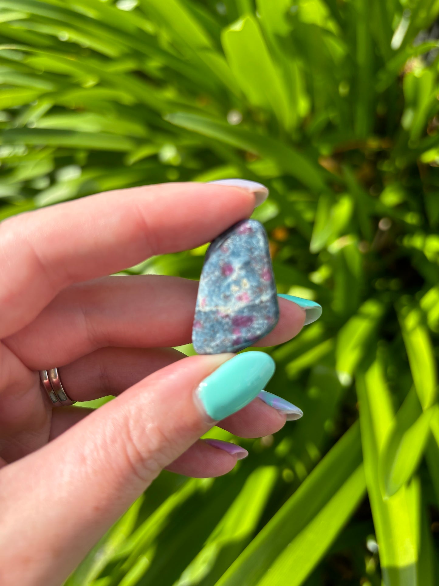 Ruby & Kyanite Tumbled Stone