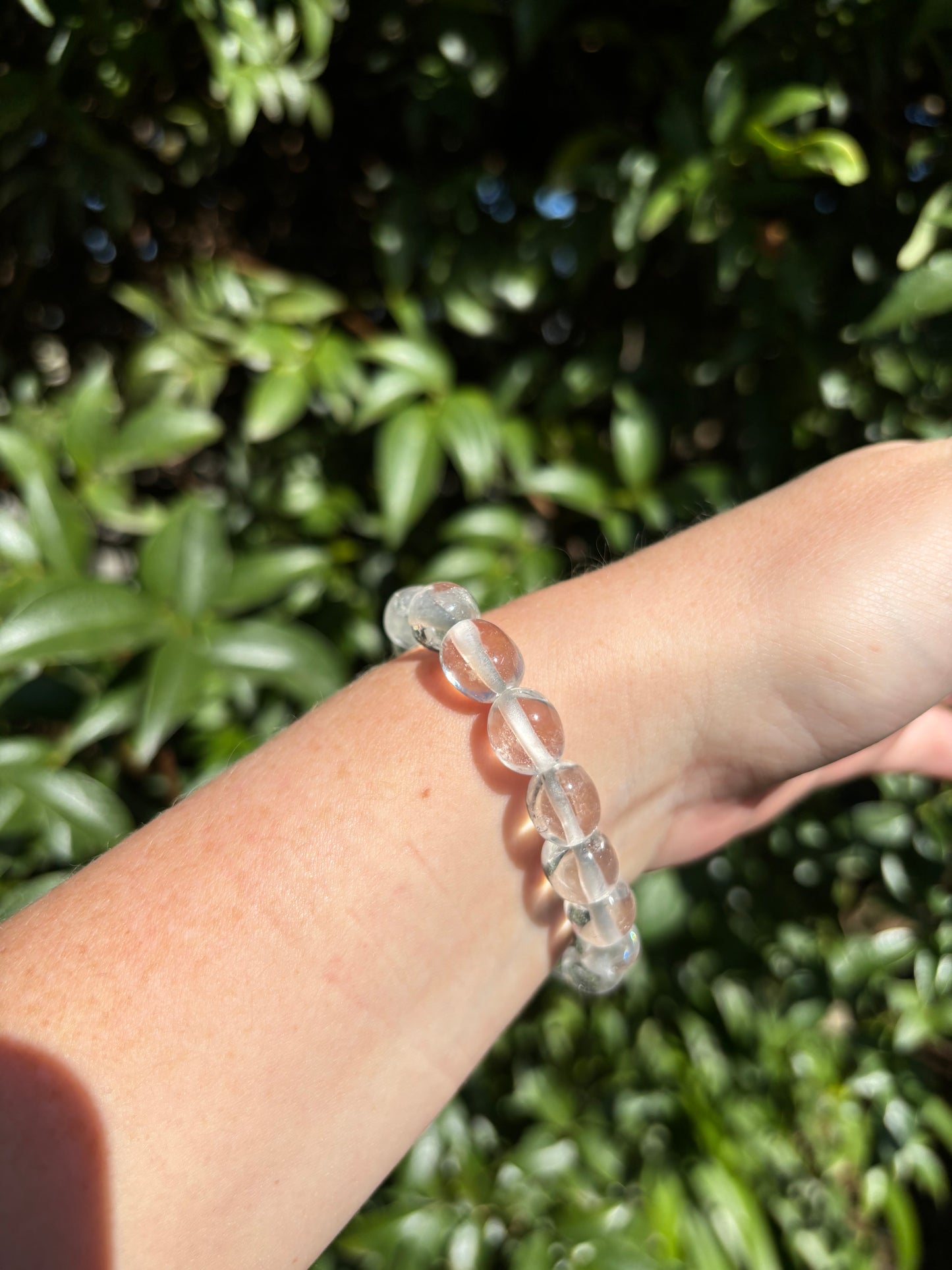 Clear Quartz | Nugget Bead Bracelet
