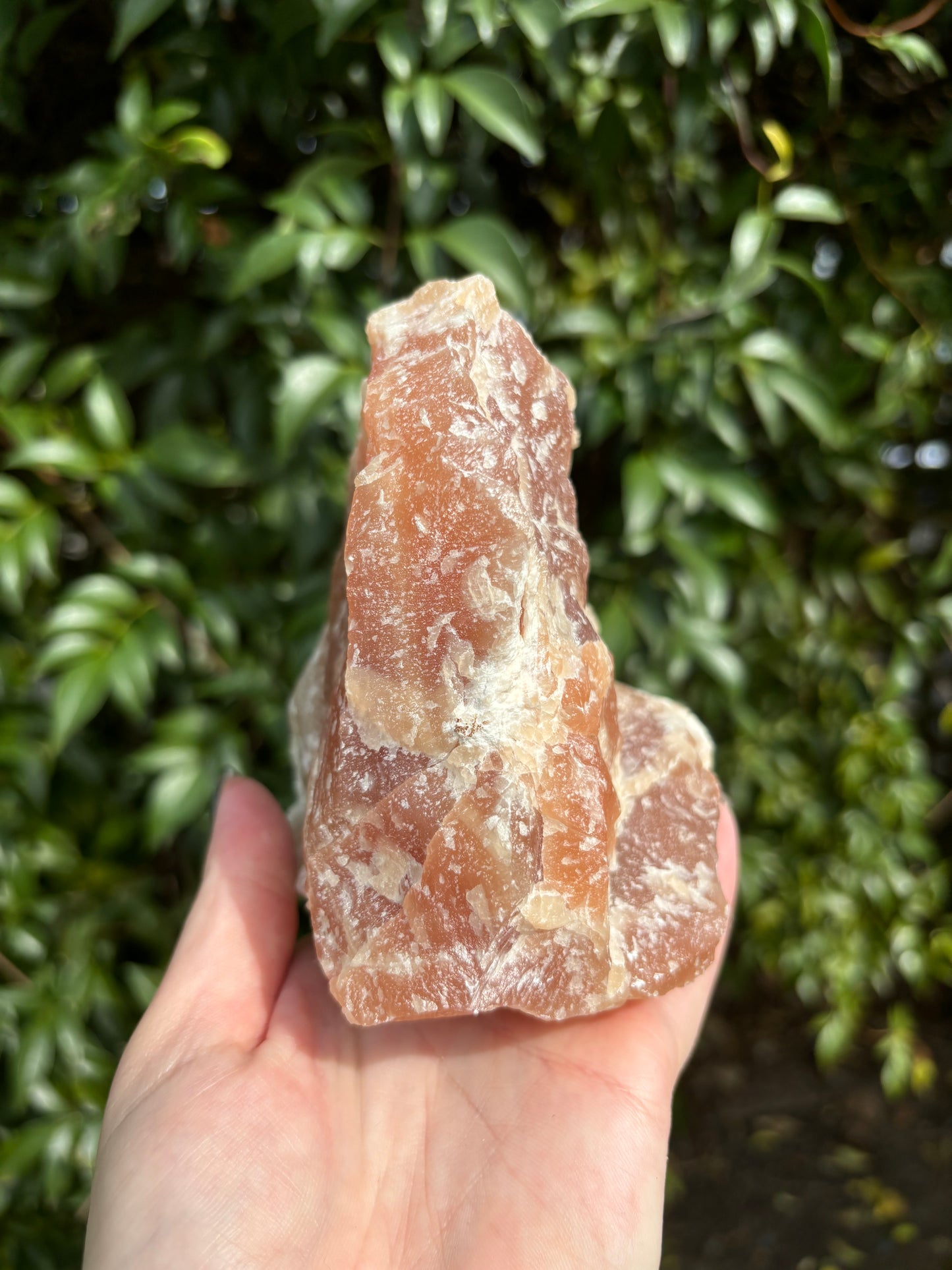 Rose Calcite Large Rough Piece A