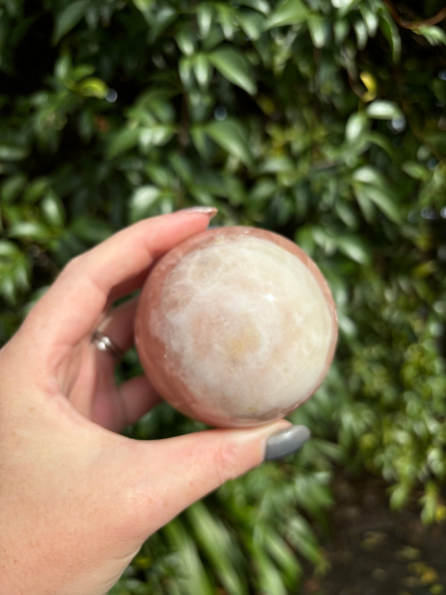 Rose Calcite Large Sphere A
