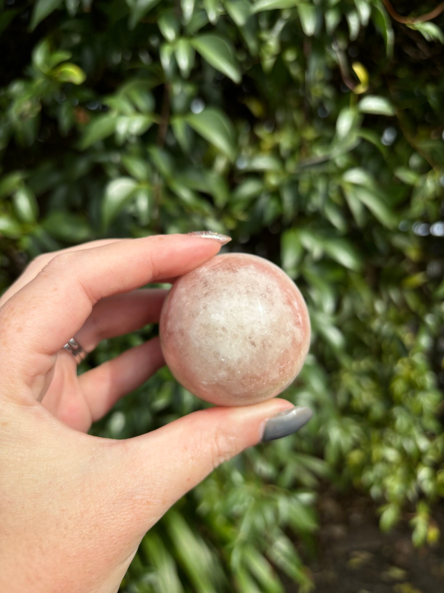 Rose Calcite Sphere B