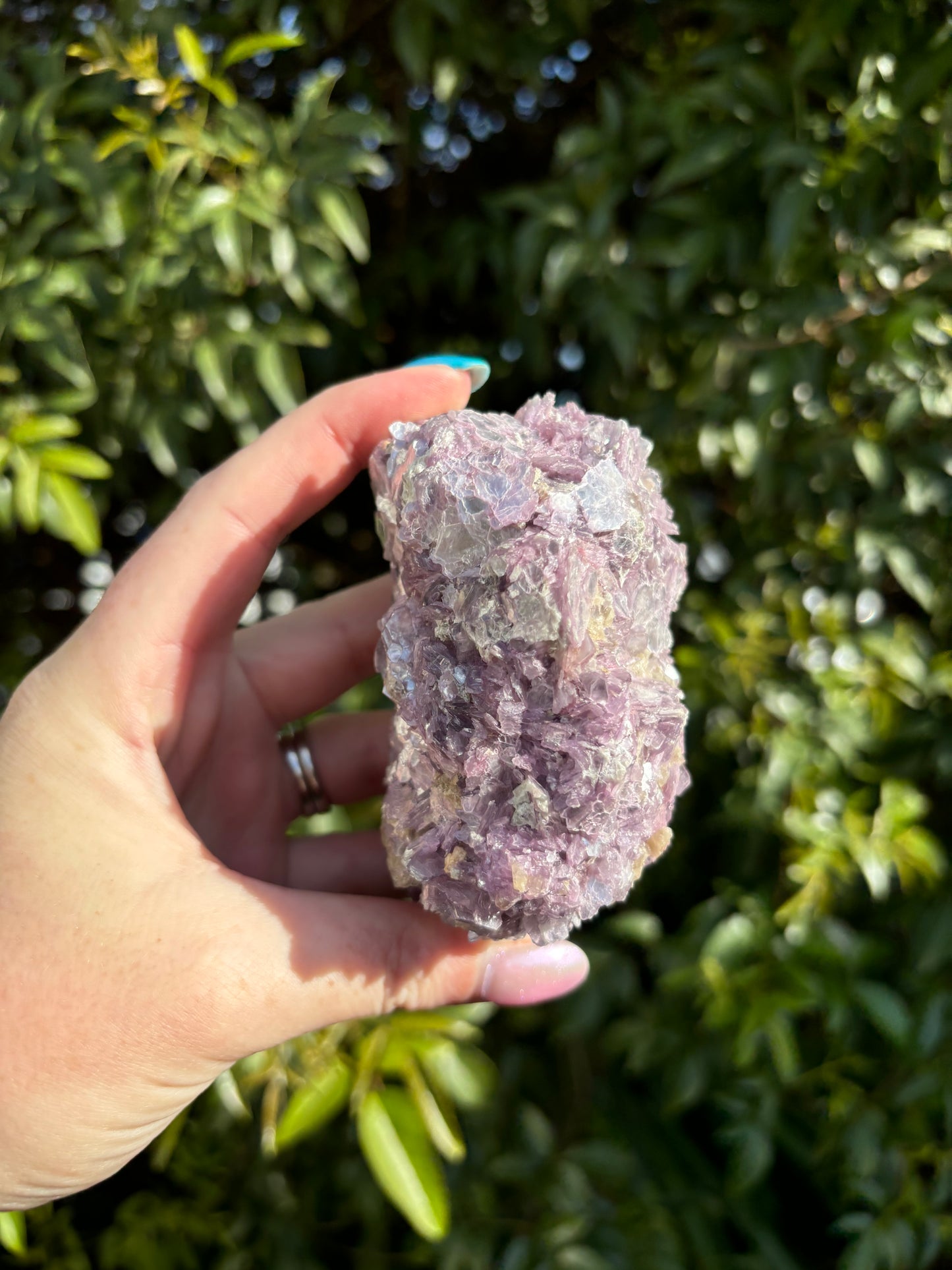 Lepidolite Rough Cluster A