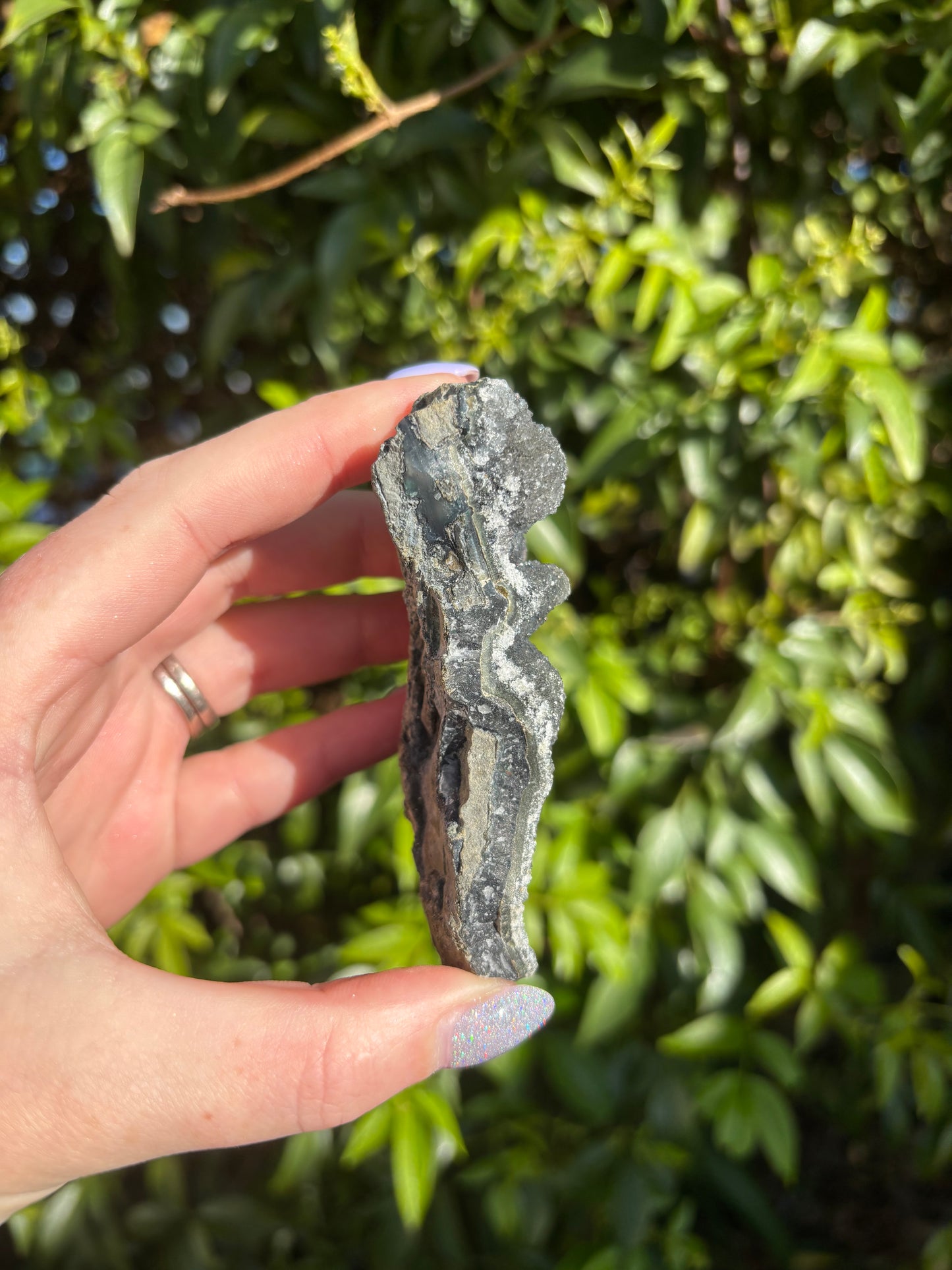 Black Amethyst Druze Piece B