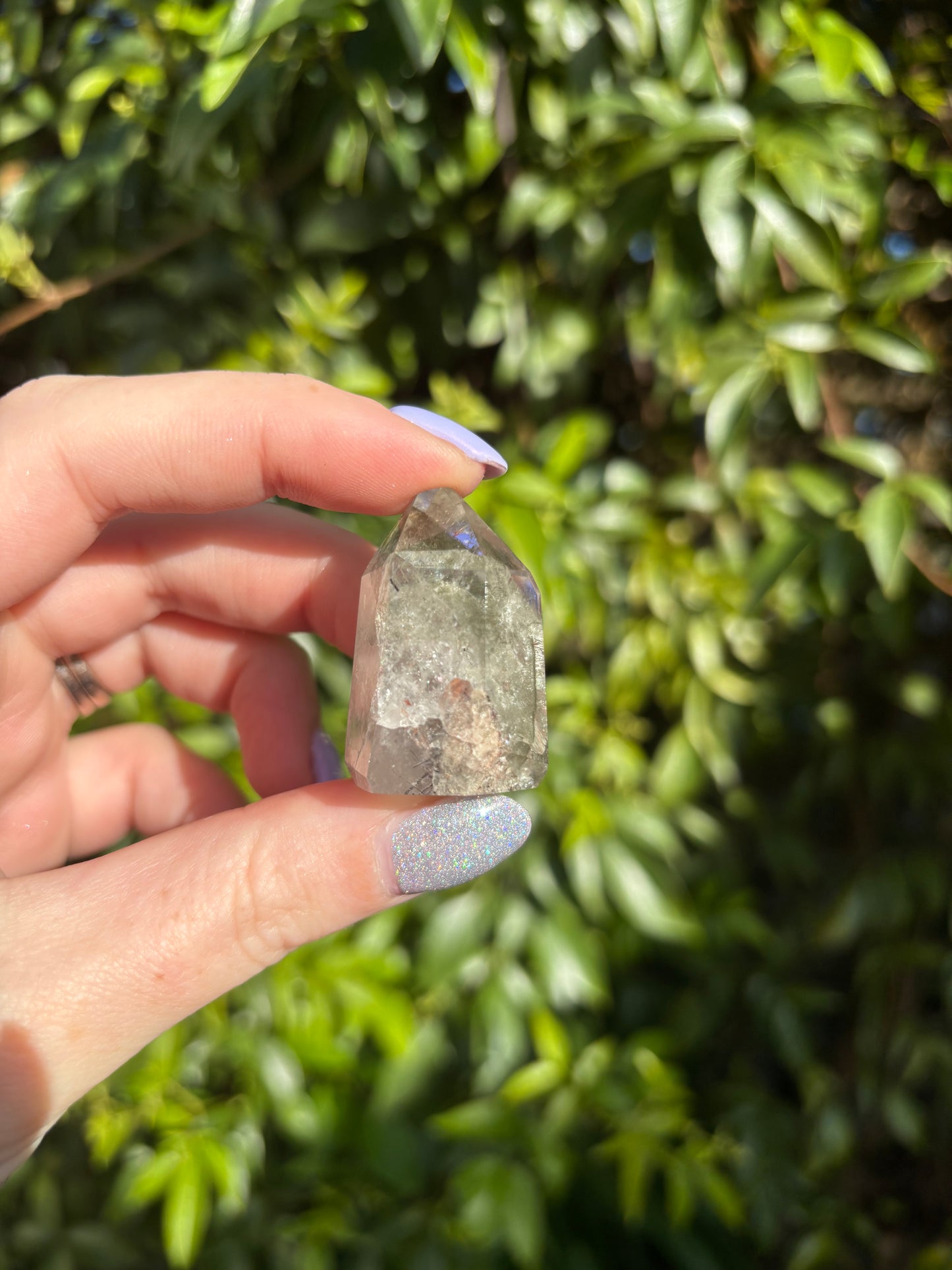 Chlorite Phantom Quartz Point C