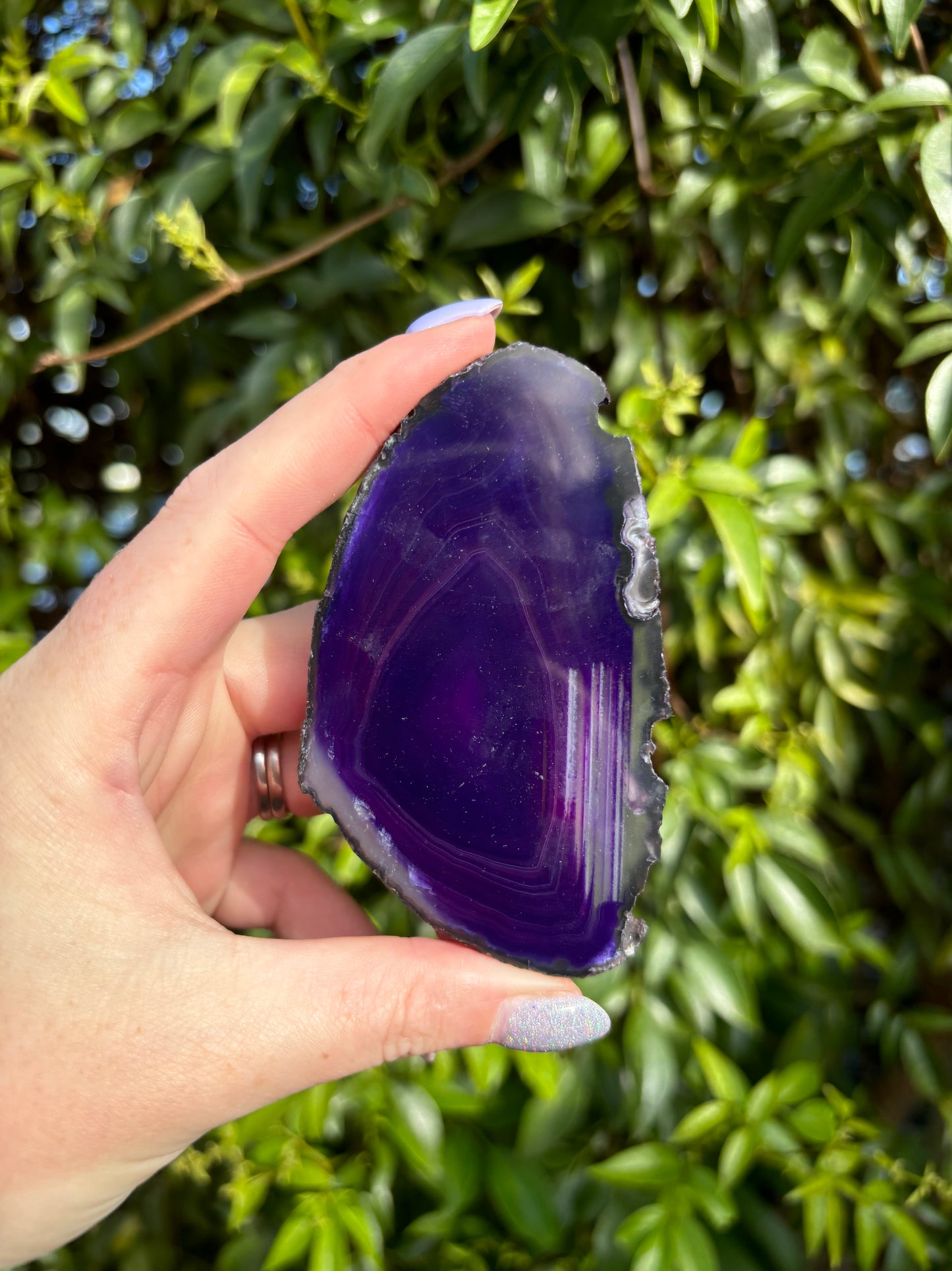 Agate Slice | Purple A