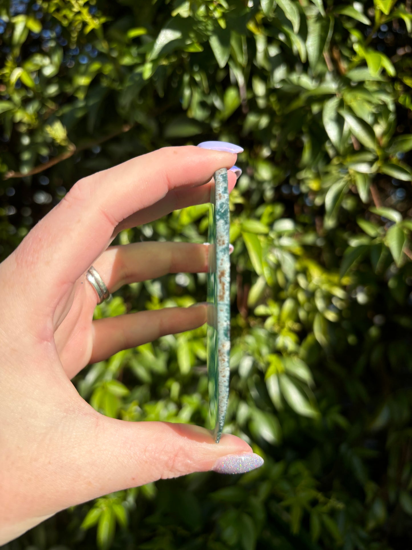 Agate Slice | Green A