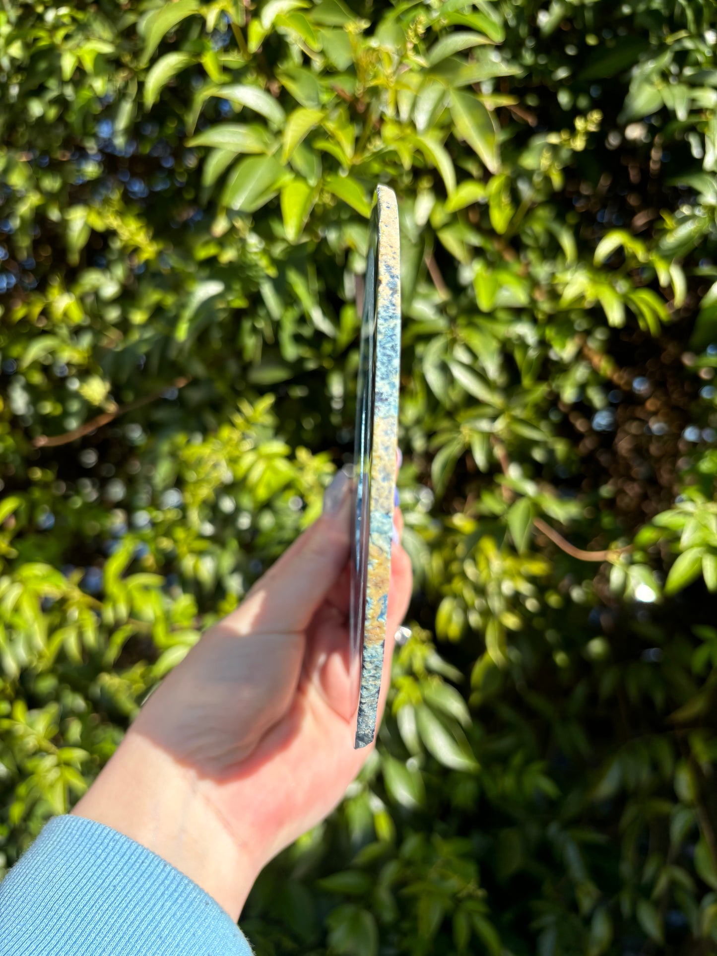 Agate Slice | Large Blue G