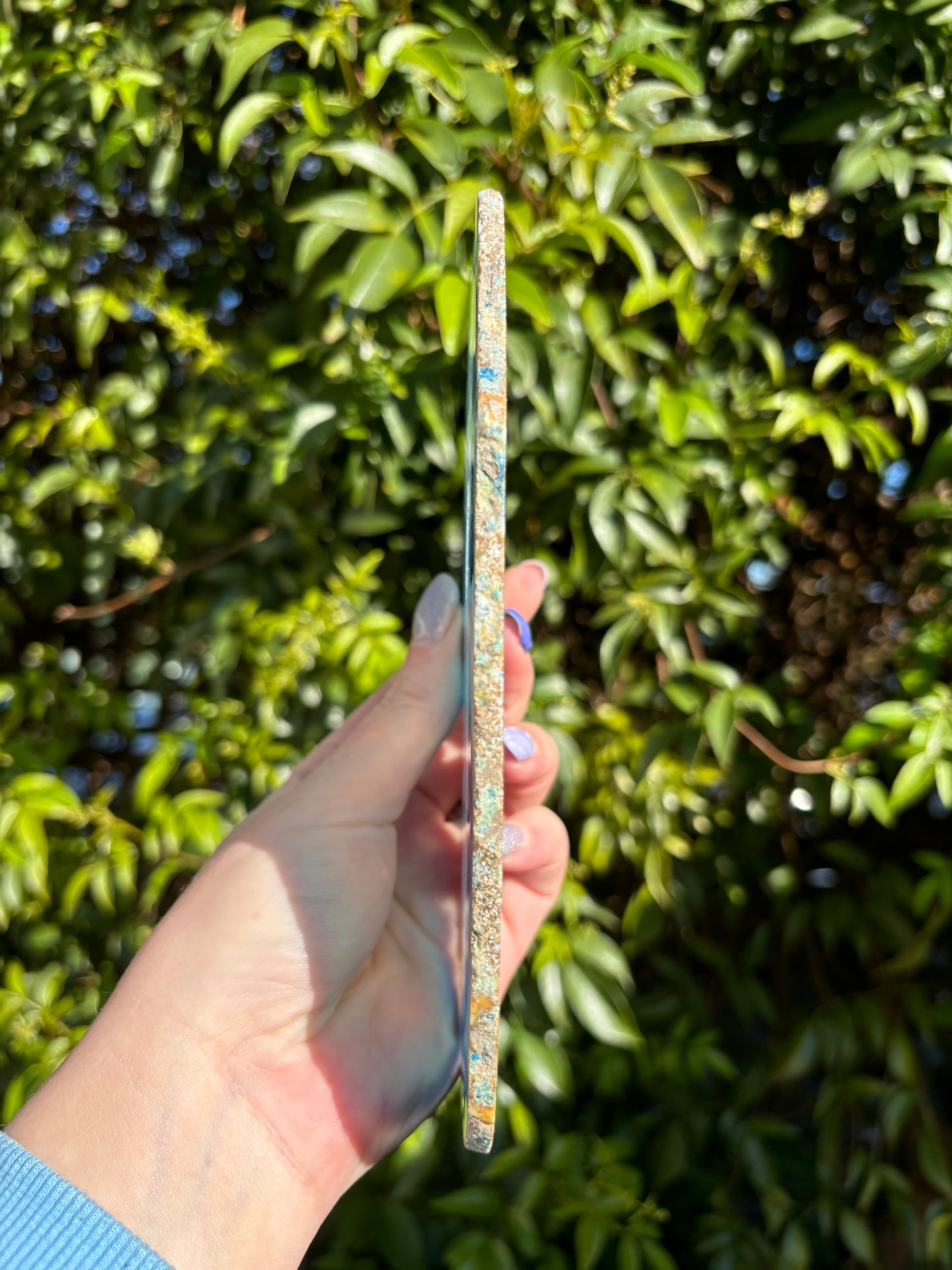 Agate Slice | Large Blue F