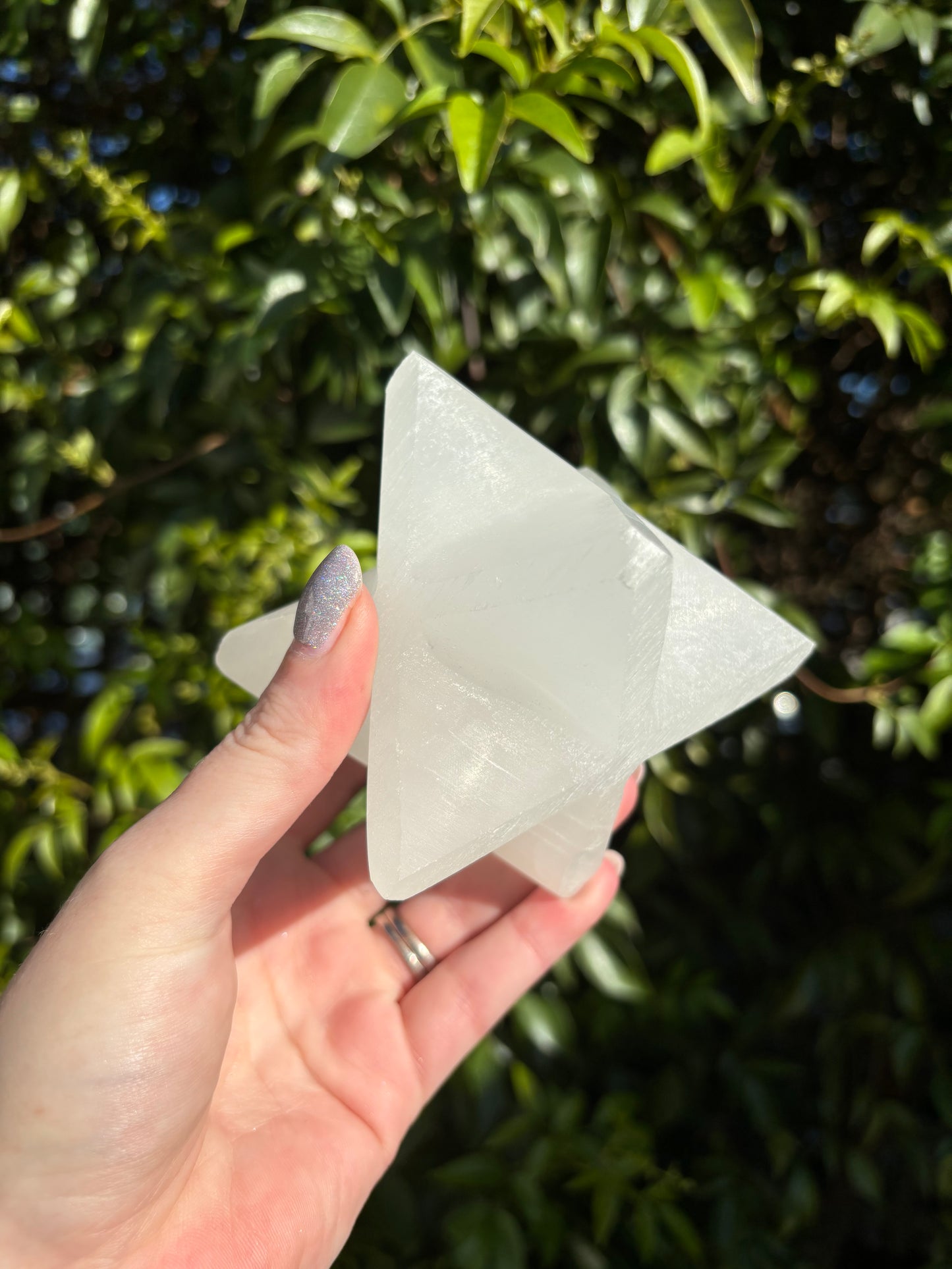 Selenite Large Merkaba
