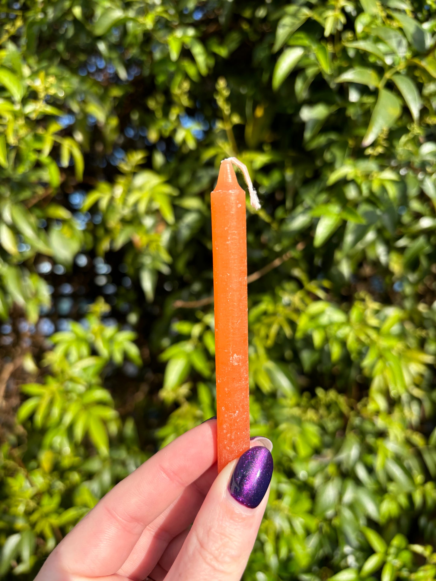 Orange CONFIDENCE Wish Candle x1