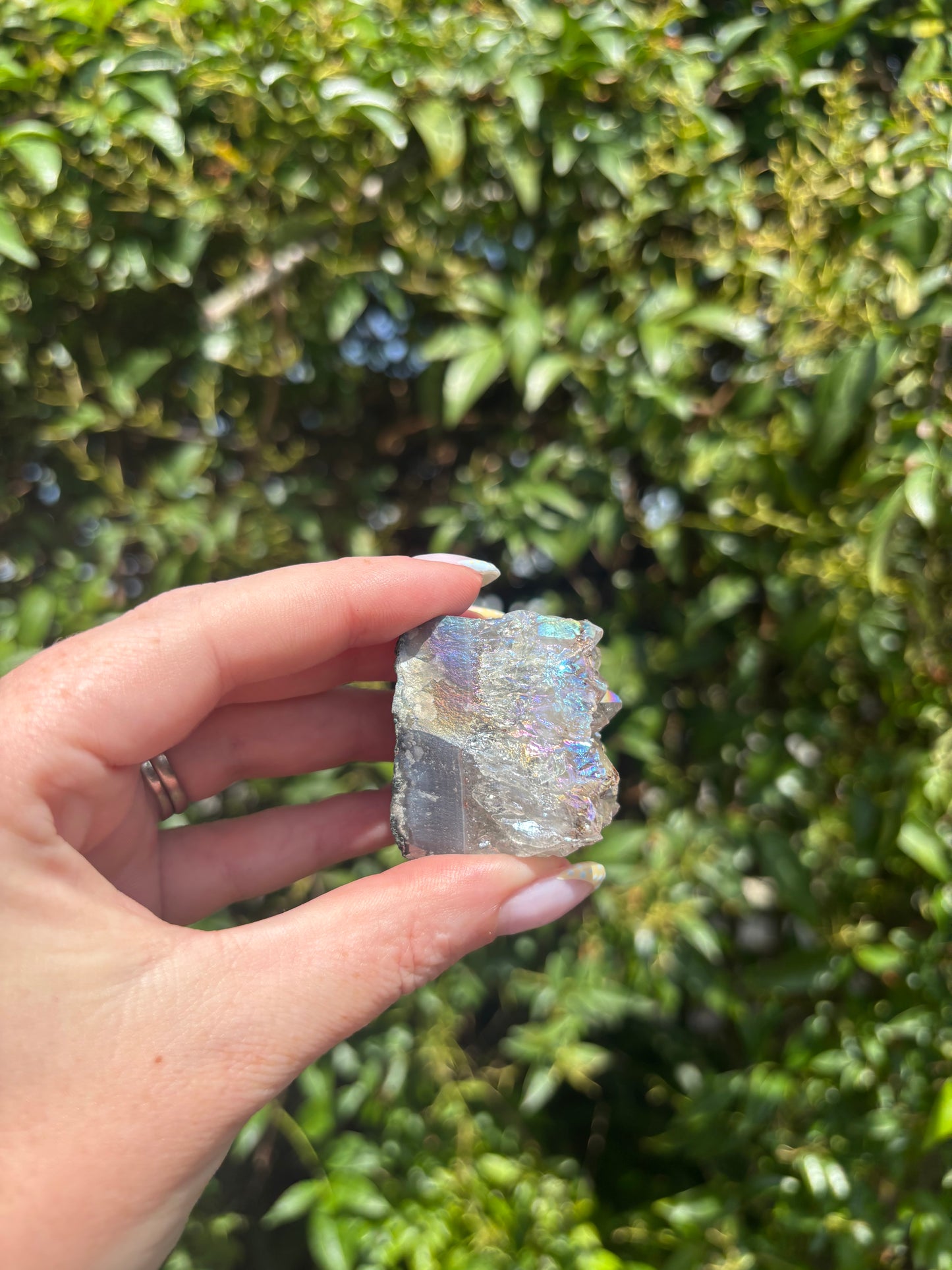 Aura Amethyst Druze Piece C