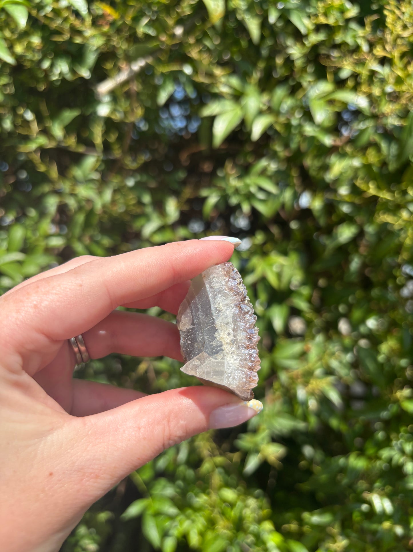 Aura Amethyst Druze Piece D