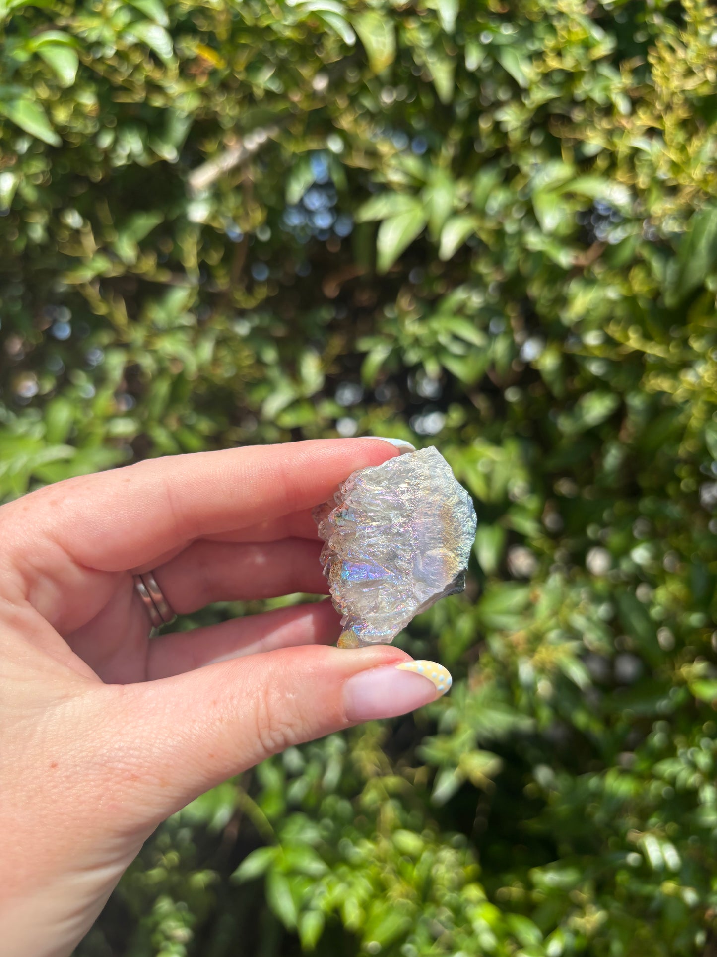 Aura Amethyst Druze Piece E