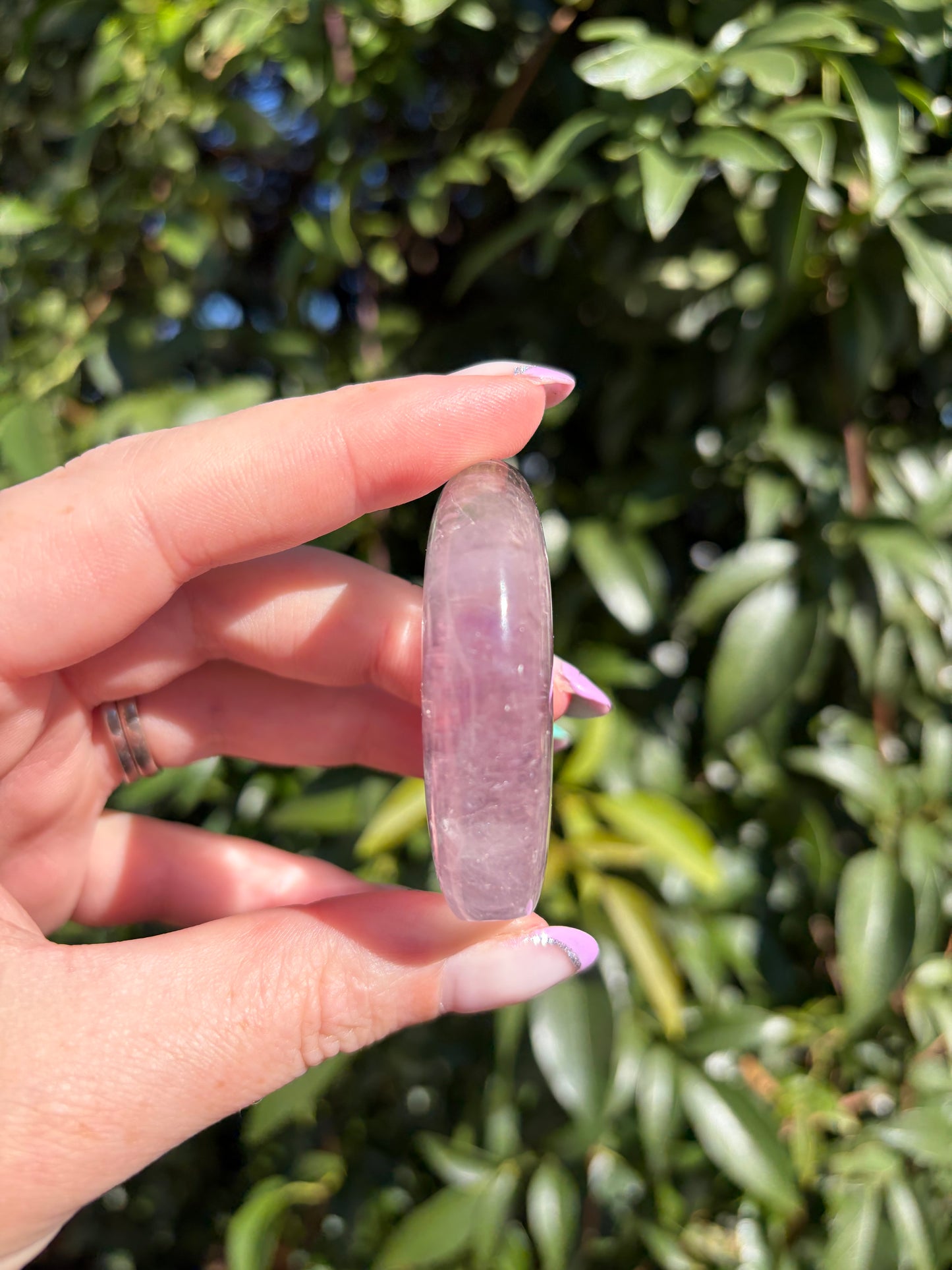 Amethyst Self Standing Moon A