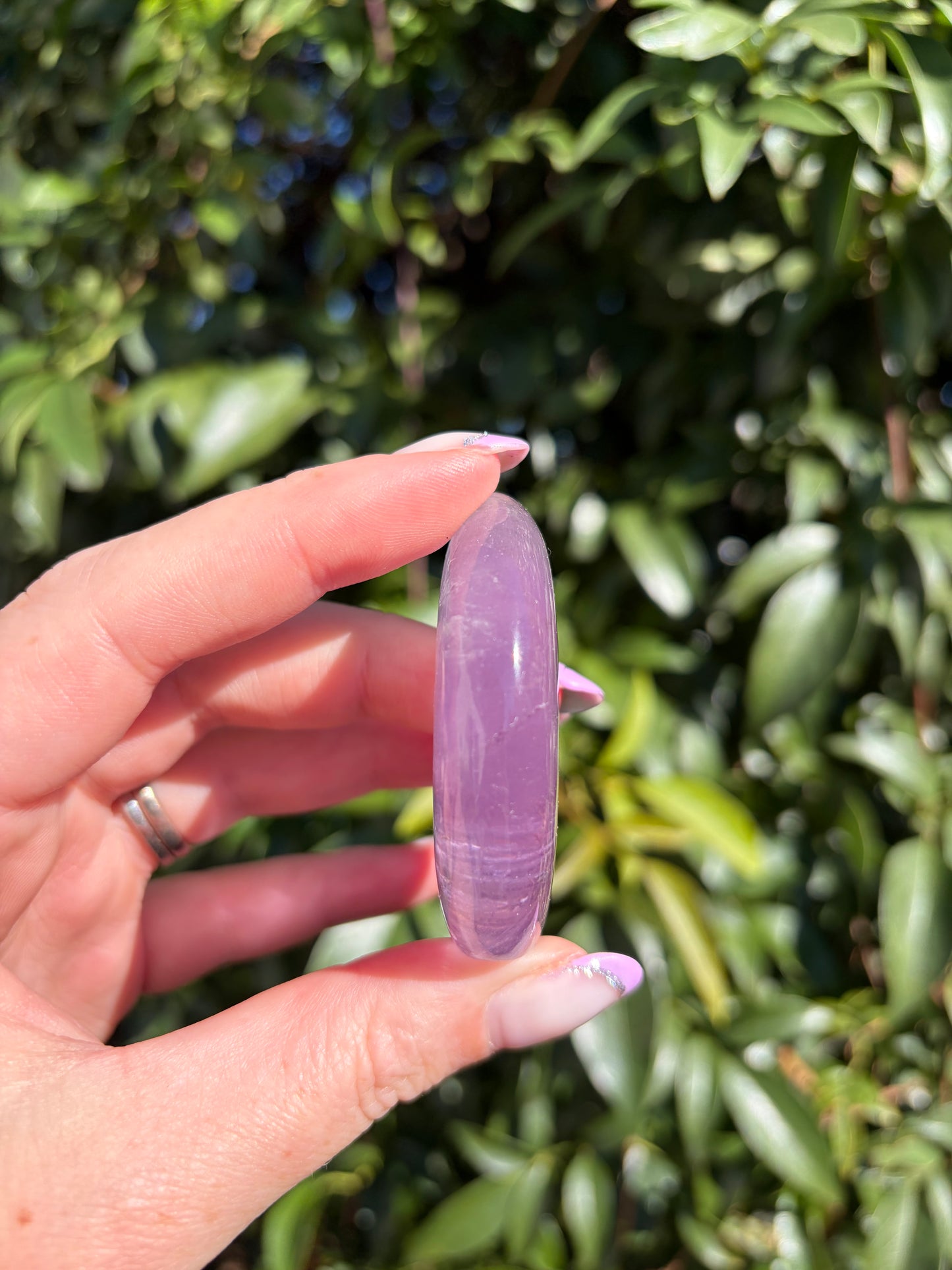 Amethyst Self Standing Moon B