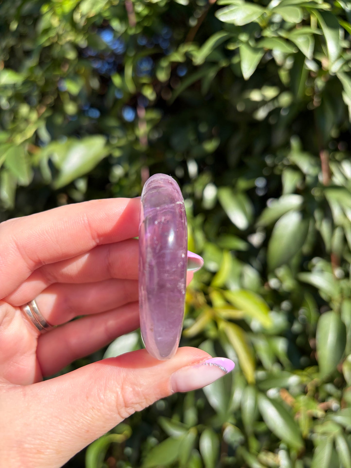 Amethyst Self Standing Moon C