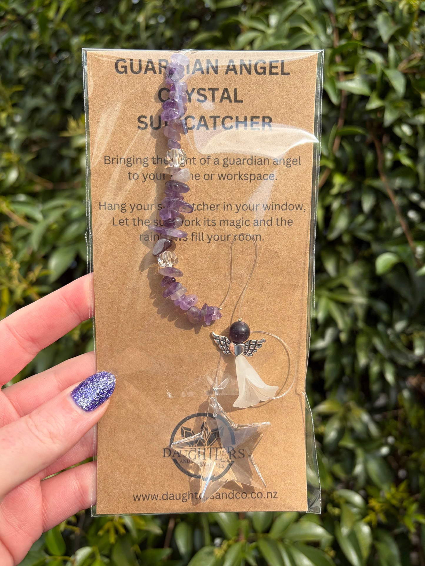 Amethyst | Guardian Angel Star Sun Catcher