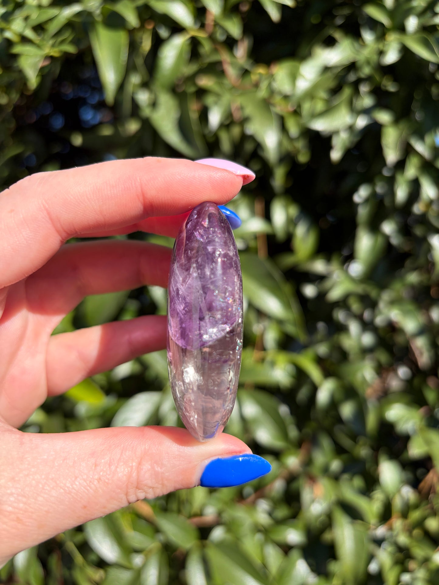 Amethyst Polished Palm Stone A
