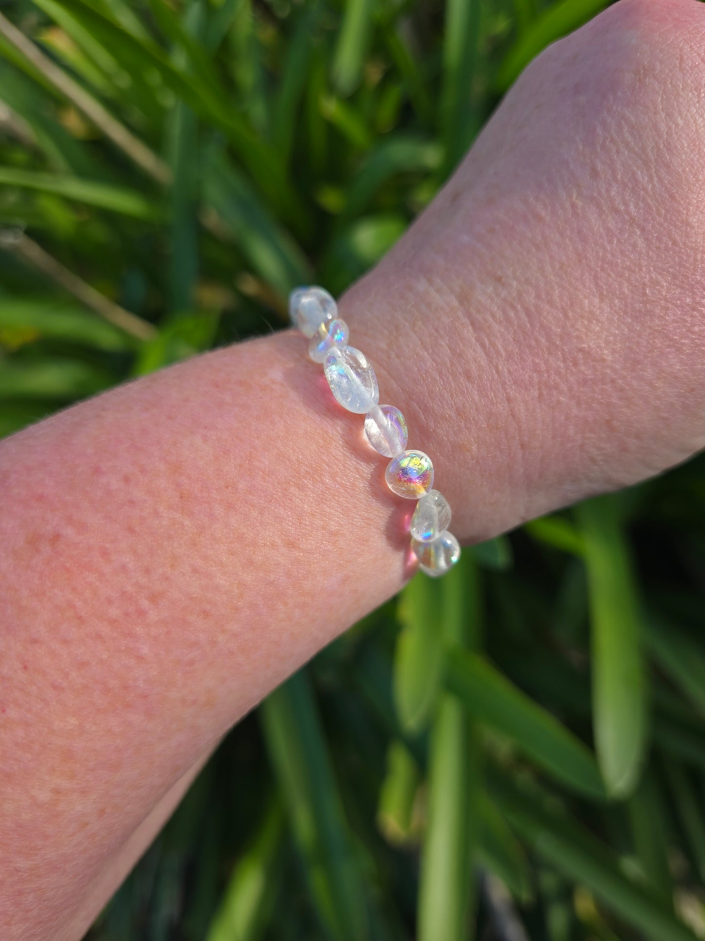 Angel Aura | Nugget Bead Bracelet 8 mm