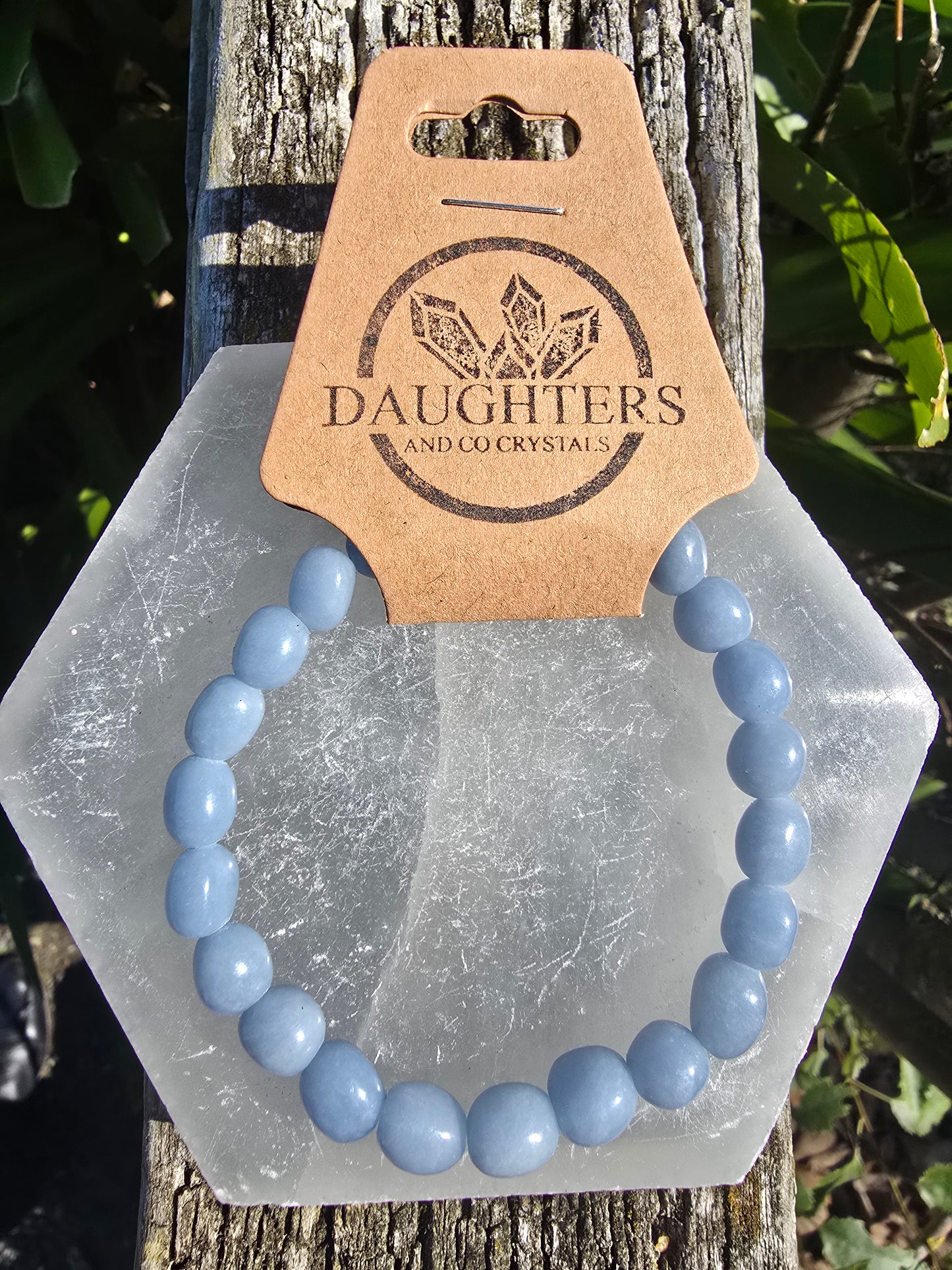 Angelite | Small Nugget Bead Bracelet