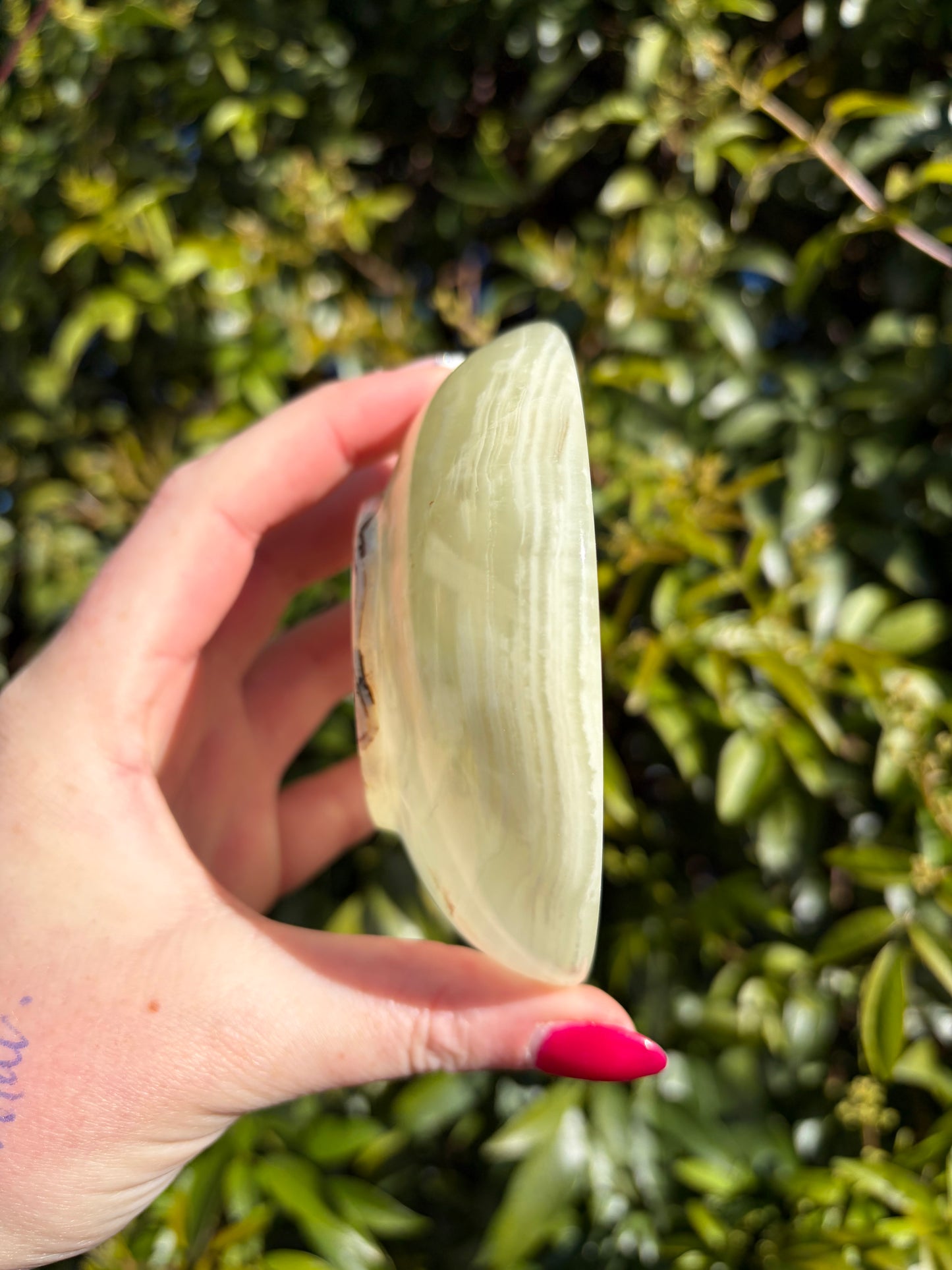 Banded Calcite Medium Bowl A