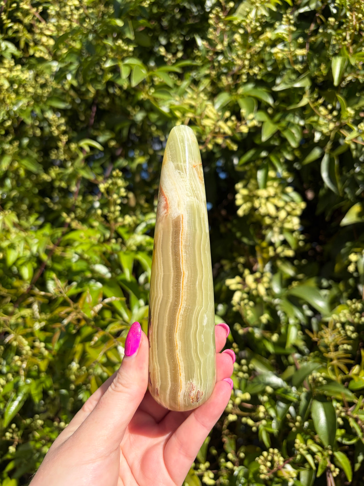 Banded Calcite Wand A