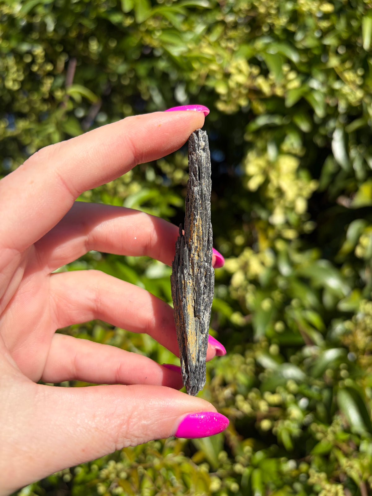 Black Kyanite Fan Piece F